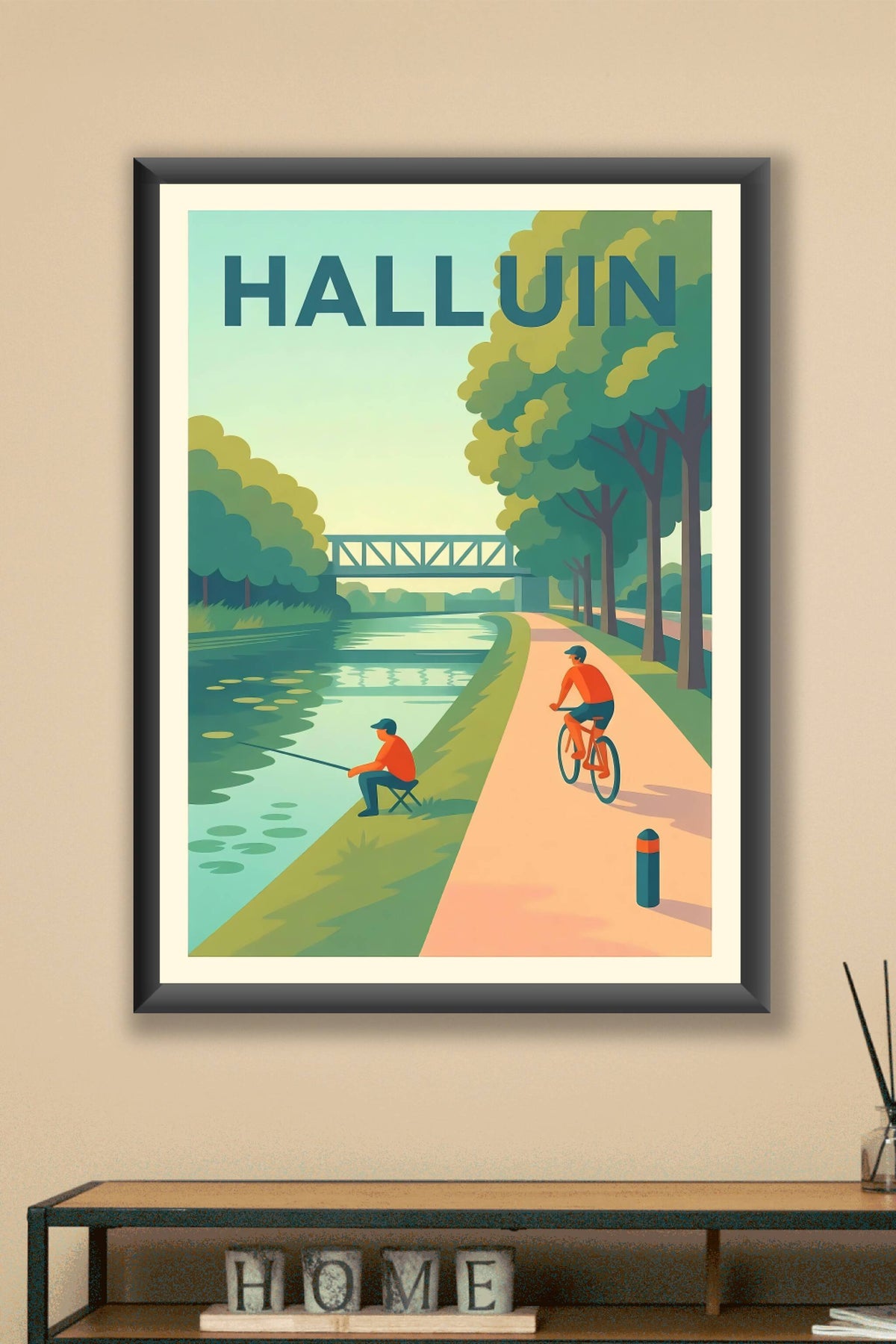 Affiche de Halluin - Balade et détente au bord de l'eau