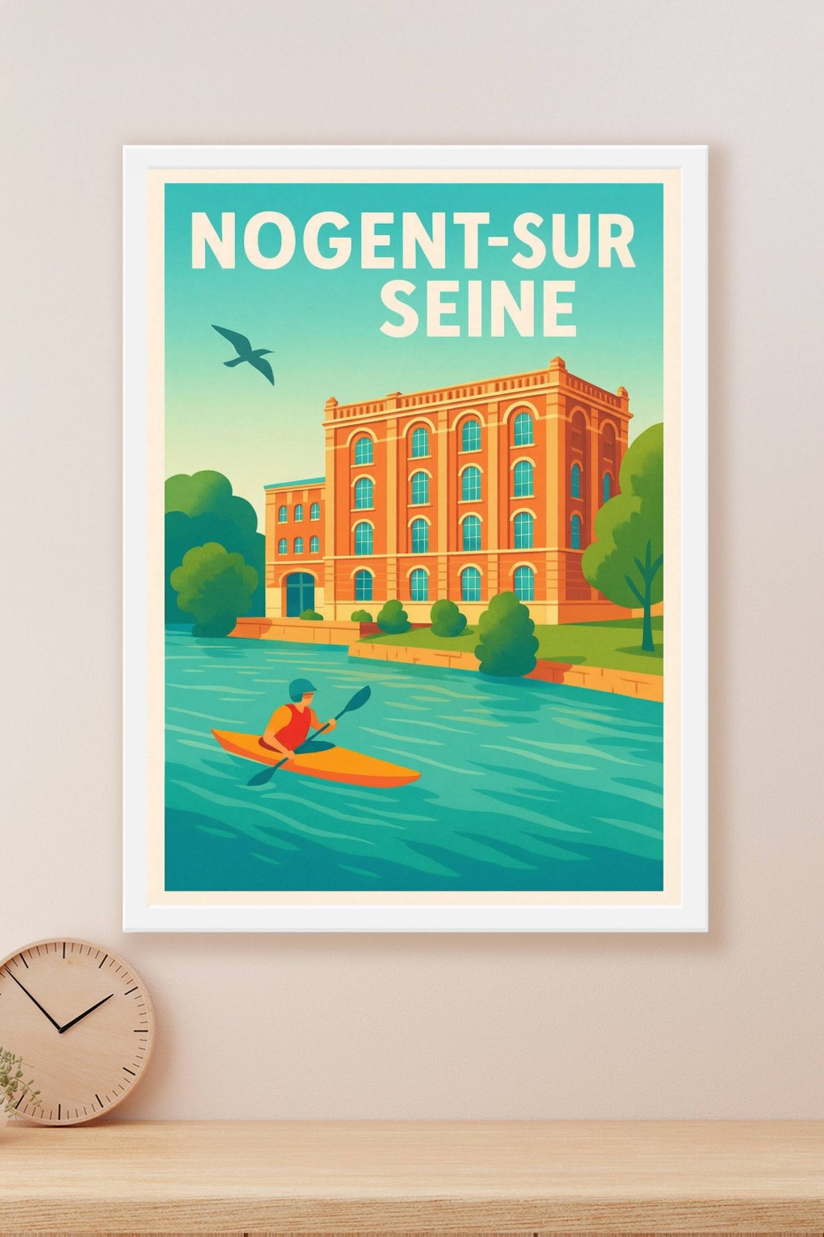 Affiche de Nogent-sur-Seine - L'élégance au fil de l'eau