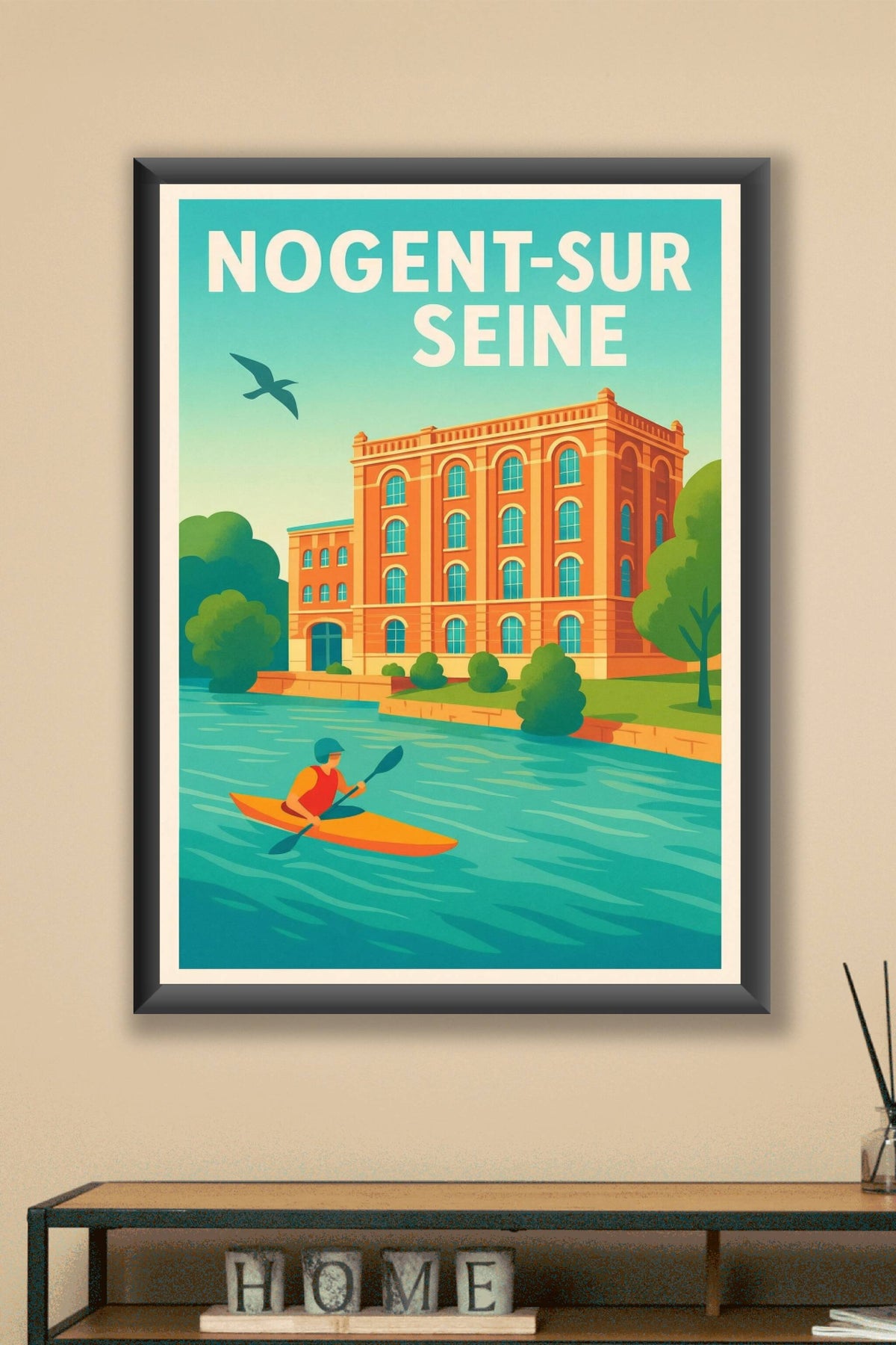 Affiche de Nogent-sur-Seine - L'élégance au fil de l'eau
