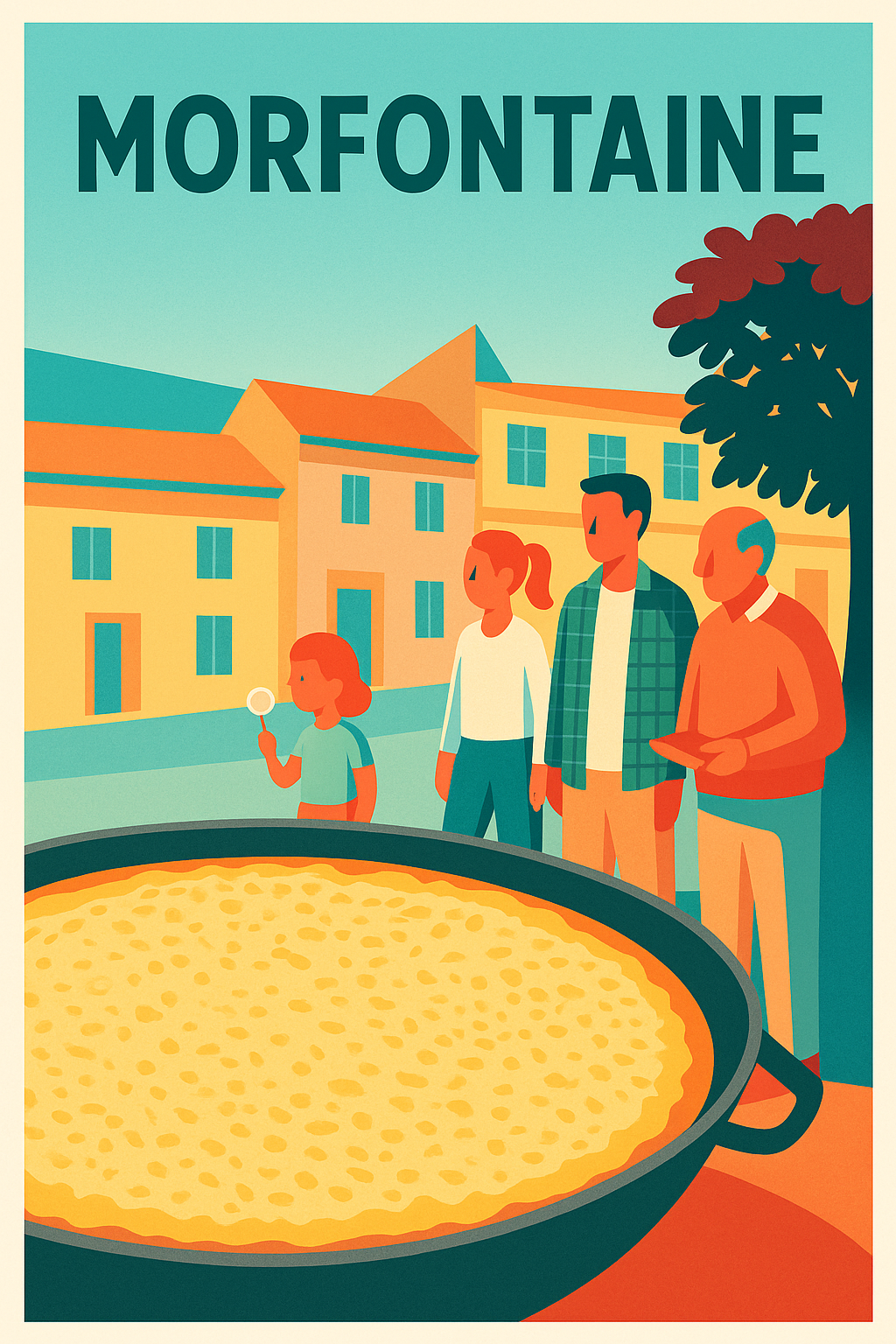 Affiche de Morfontaine - L'art de la crêpe en fête
