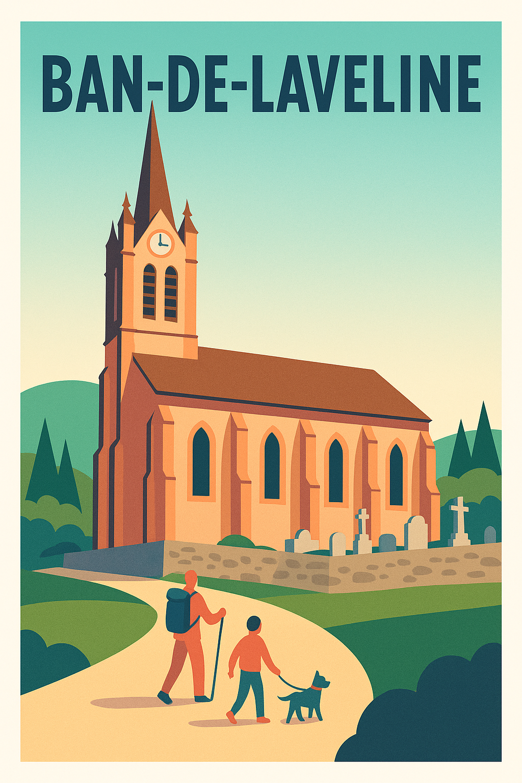 Affiche de Ban-de-Laveline - Charme pittoresque et nature paisible