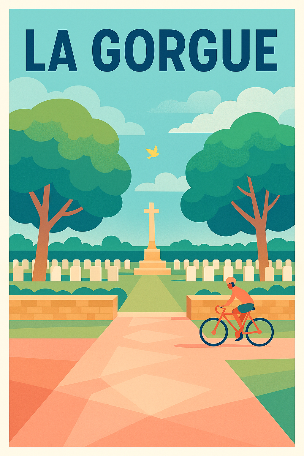 Affiche de La Gorgue - Un hommage paisible au cœur de la mémoire
