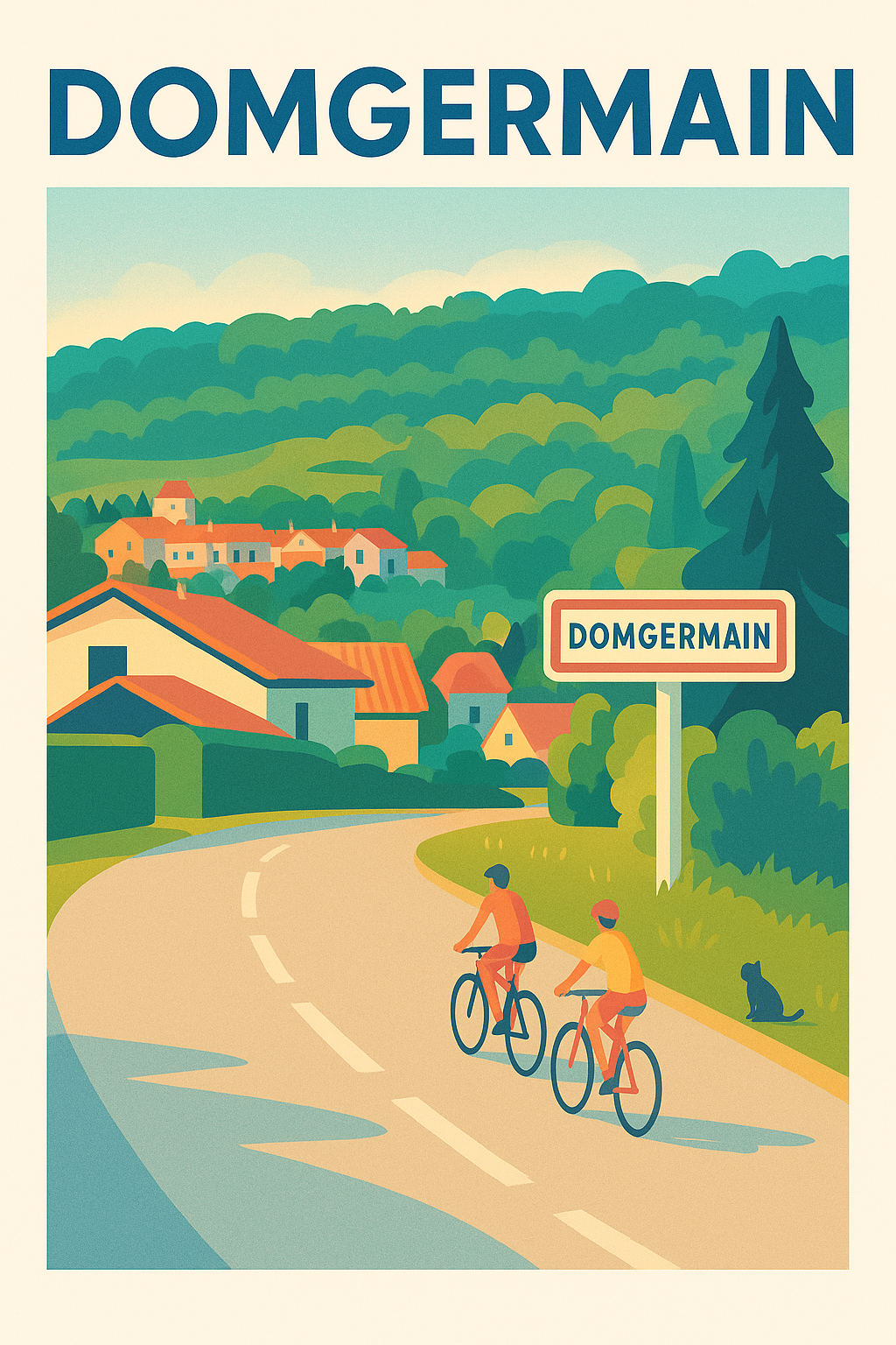 Affiche de Domgermain - Douce balade au cœur de la campagne lorraine