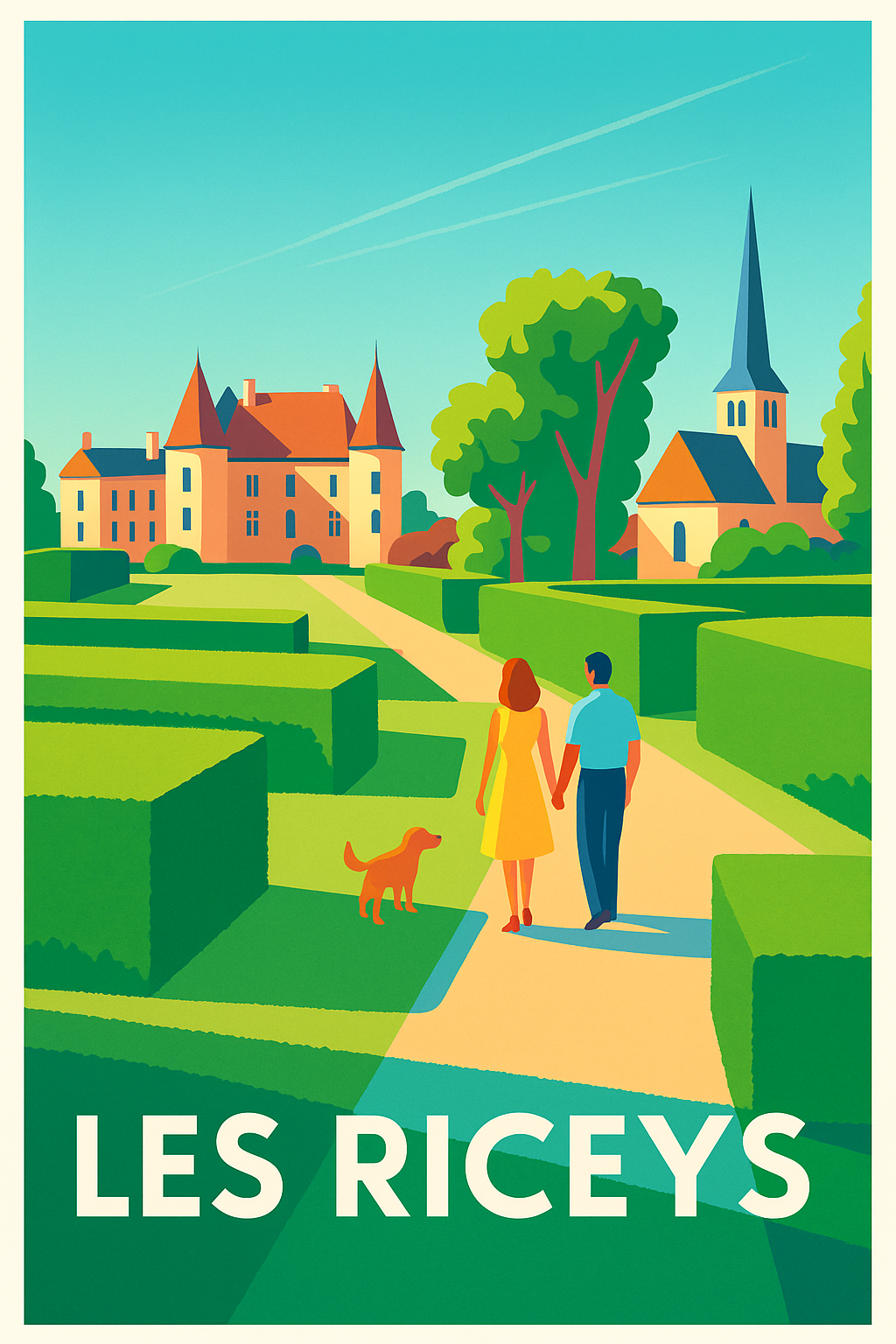 Affiche de Les Riceys - Évasion champêtre au cœur des jardins classiques