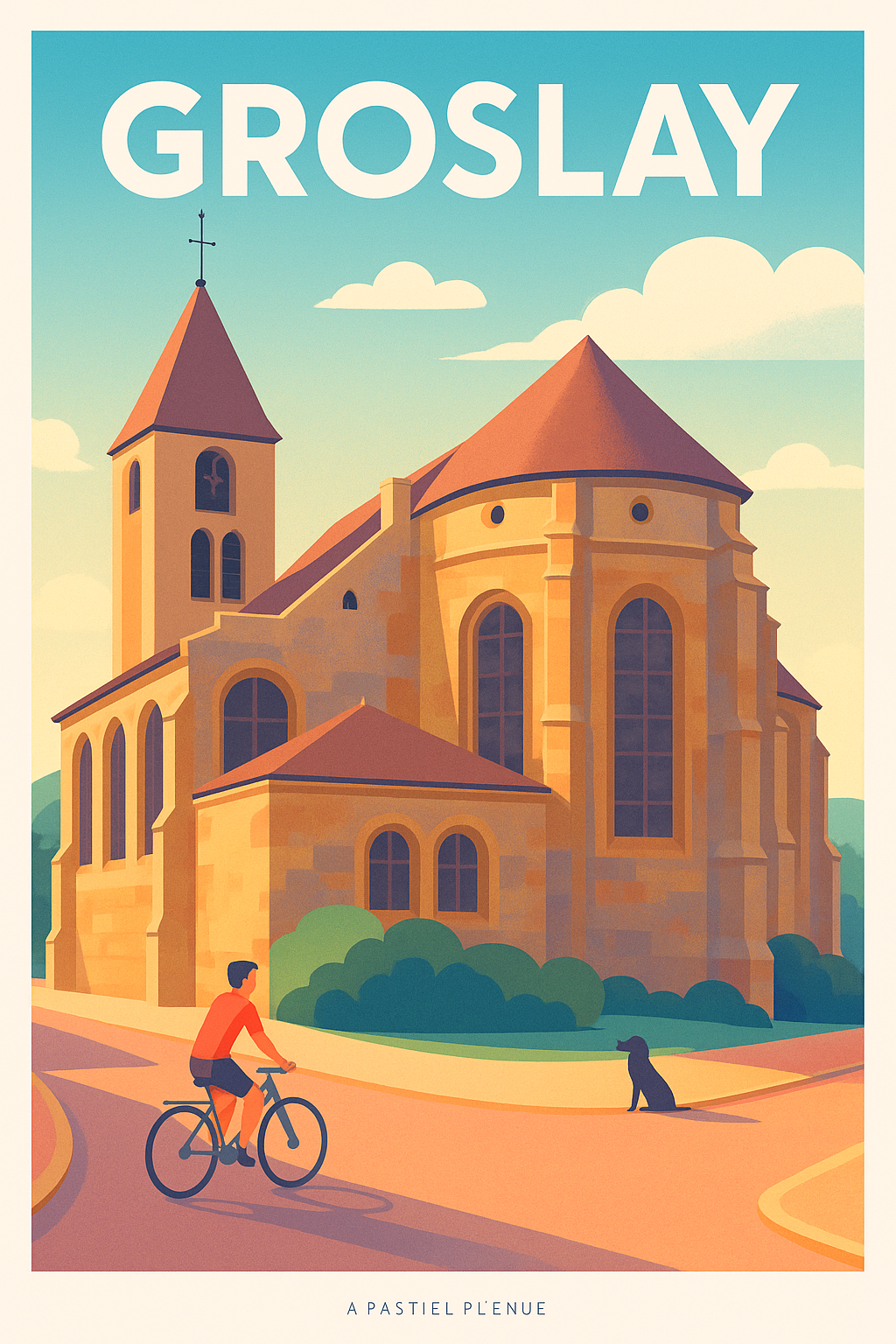 Affiche de Groslay - Charme pittoresque et douceur de vivre