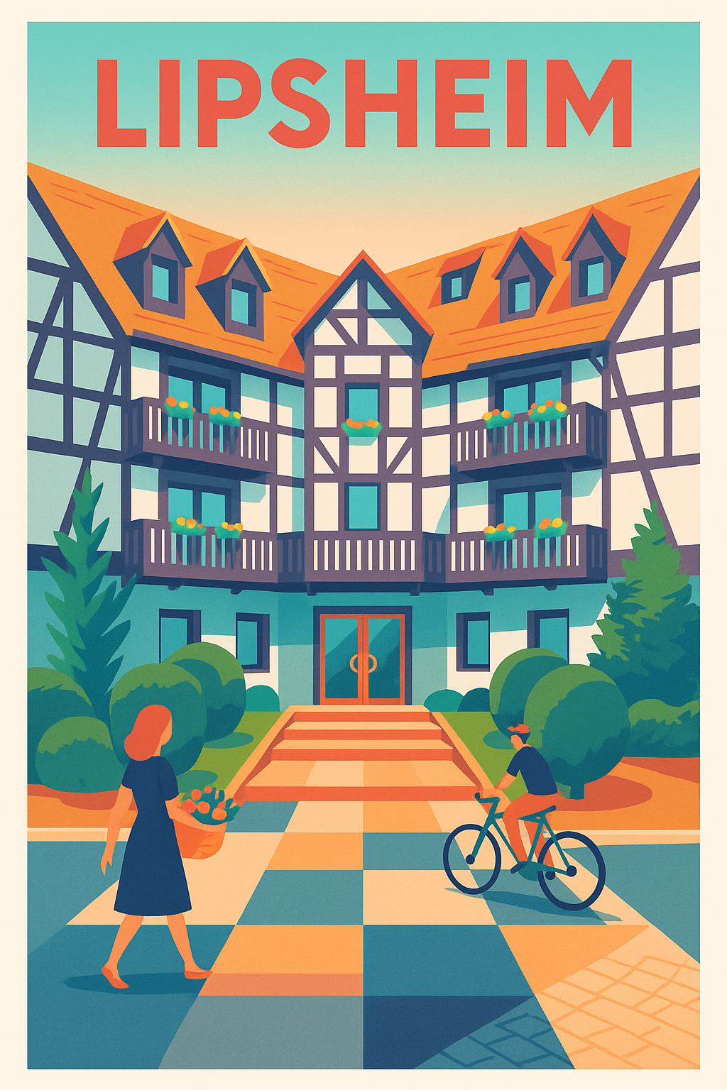 Affiche de Lipsheim - Charme et sérénité alsacienne