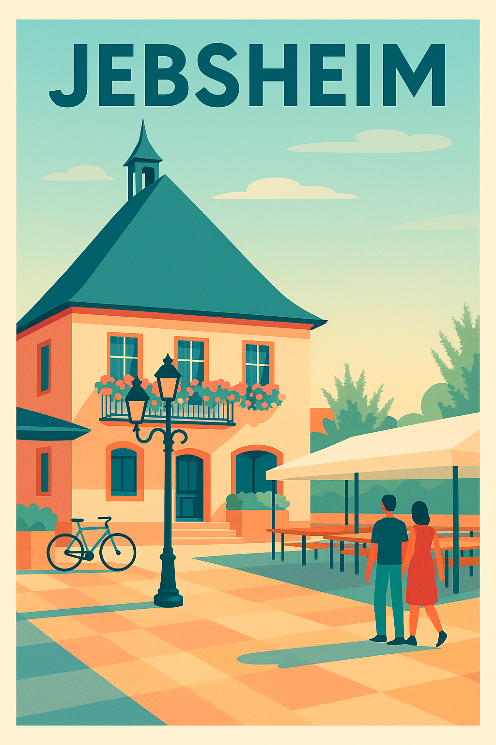 Affiche de Jebsheim - Charme et douceur de la vie alsacienne