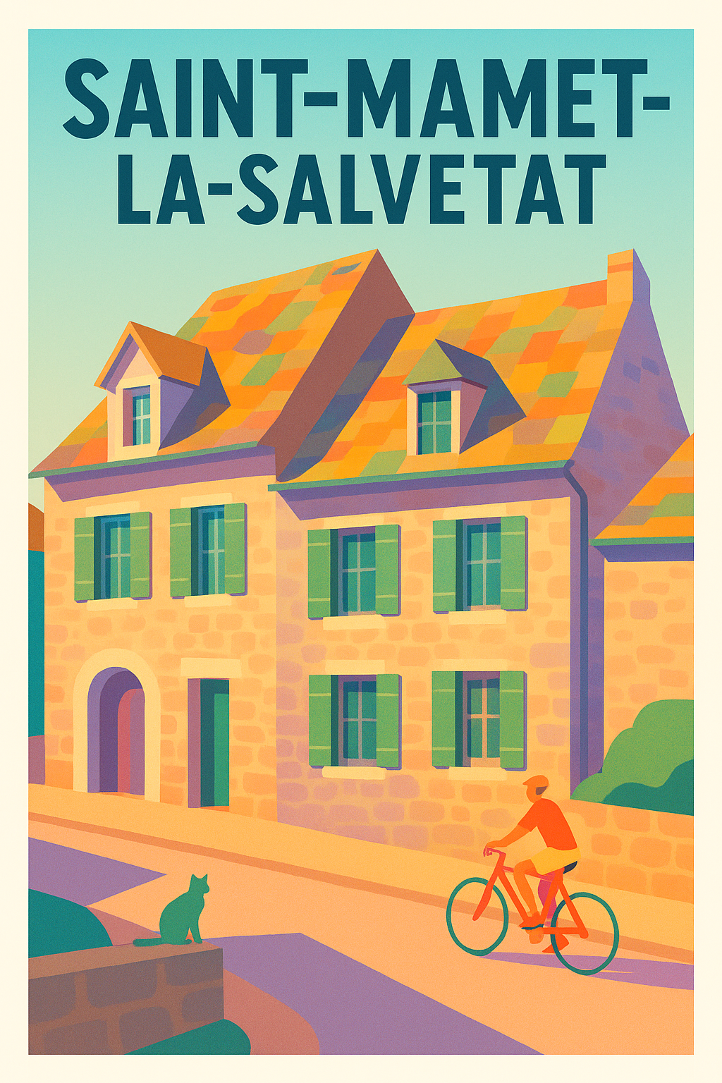 Affiche de Saint-Mamet-la-Salvetat - Douceur de vie en pleine nature