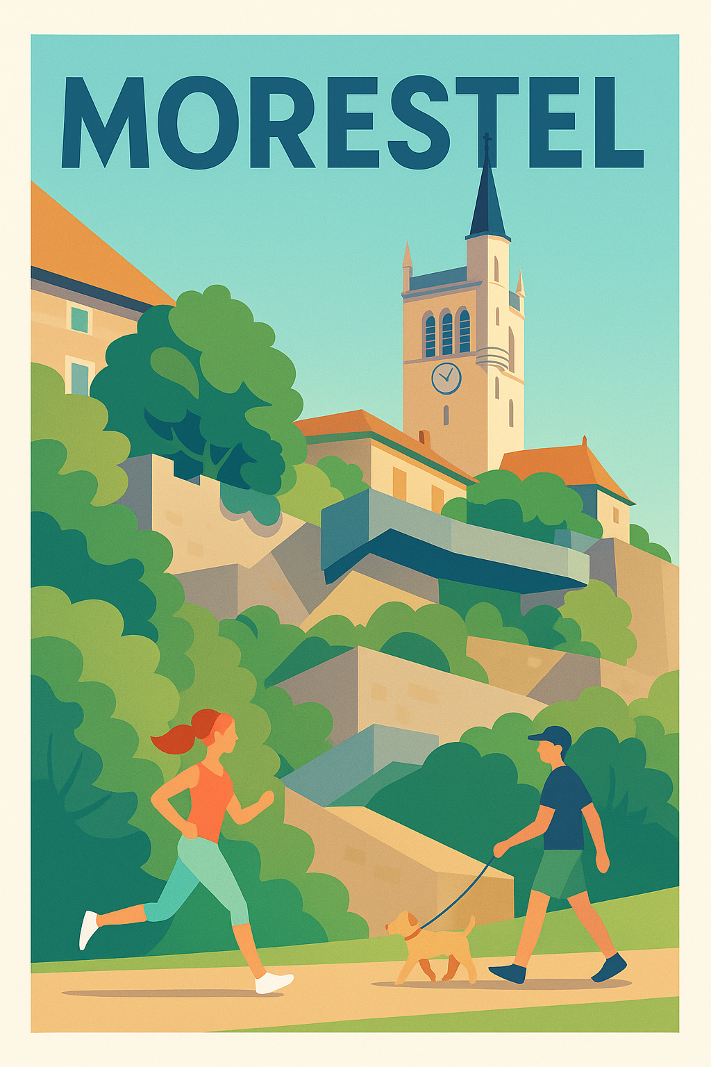 Affiche de Morestel - Charme et nature au cœur du village