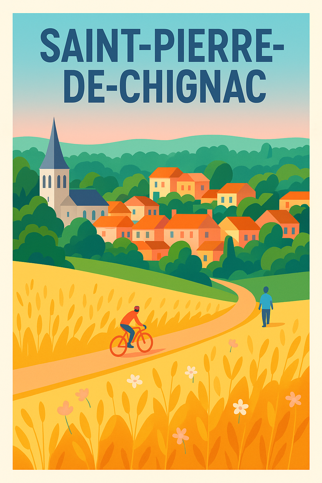 Affiche de Saint-Pierre-de-Chignac - Charme bucolique en Dordogne