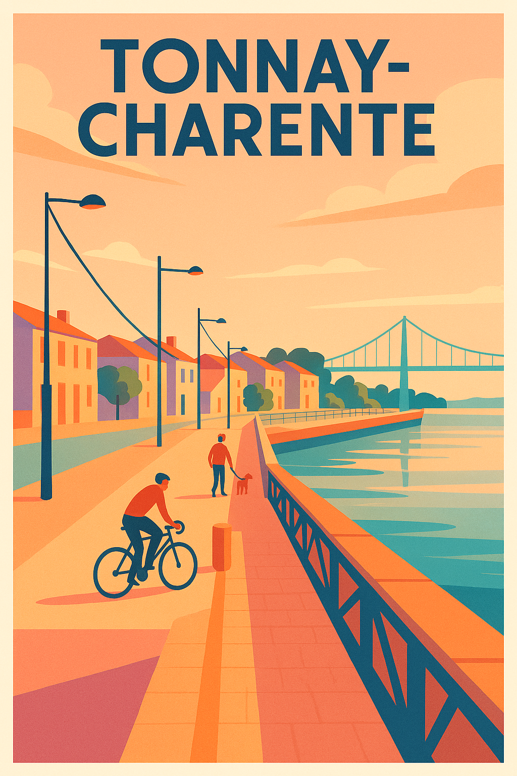 Affiche de Tonnay-Charente - Balade au bord de la Charente