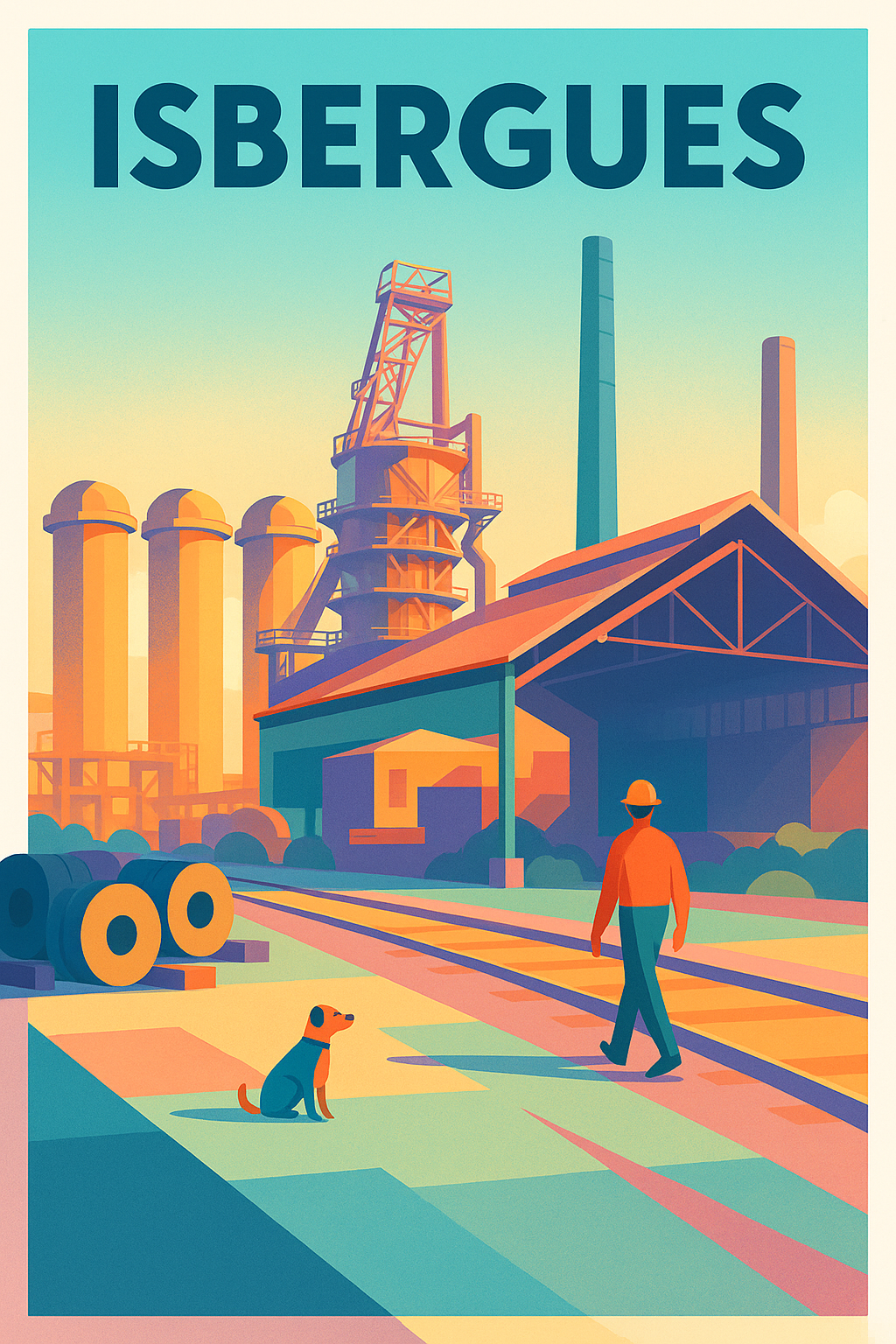 Affiche de Isbergues - L'âme industrielle au cœur des Flandres