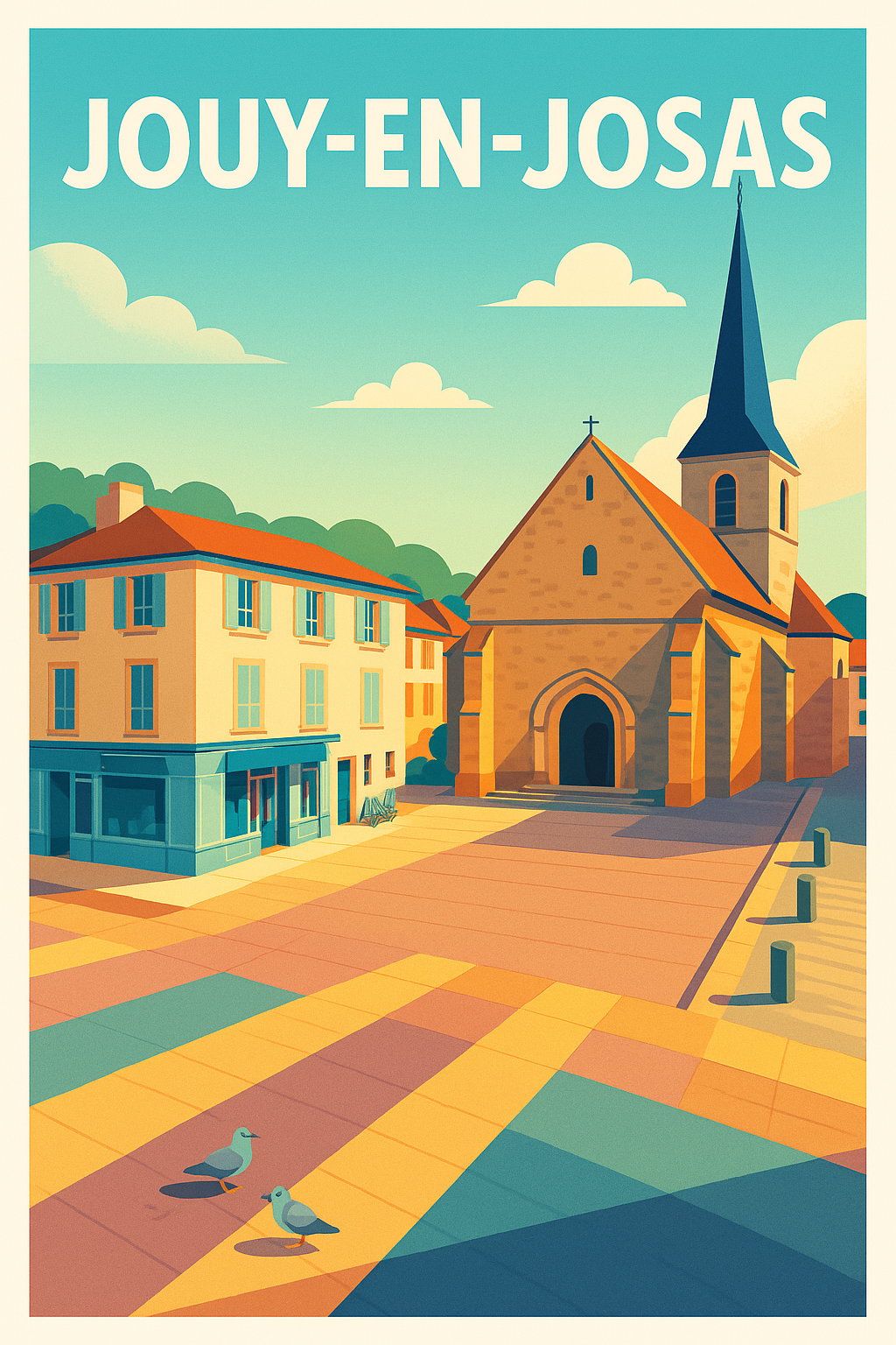 Affiche de Jouy-en-Josas - Charme et Sérénité au Cœur du Village
