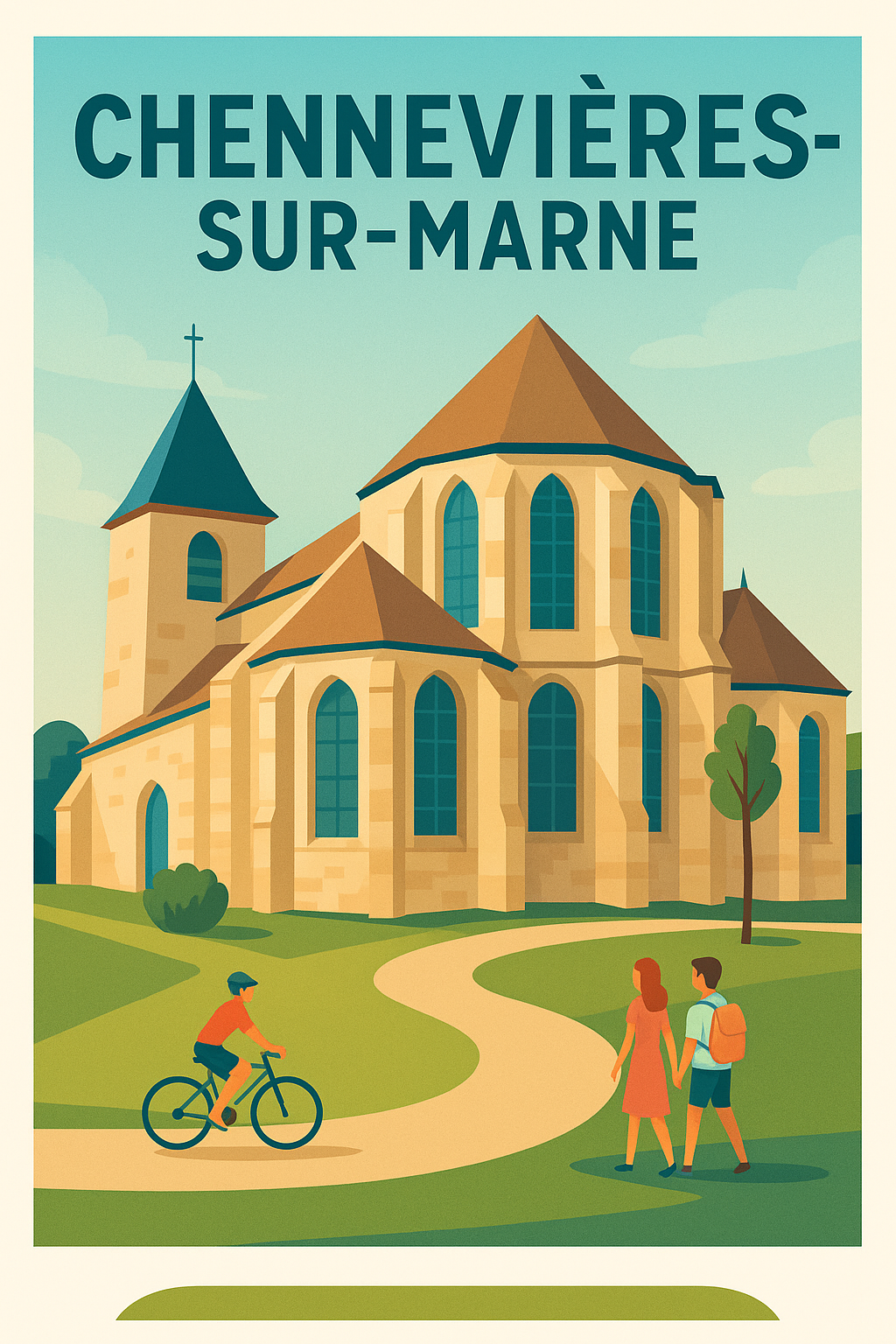 Affiche de Chennevières-sur-Marne - Charme et sérénité au cœur de la ville