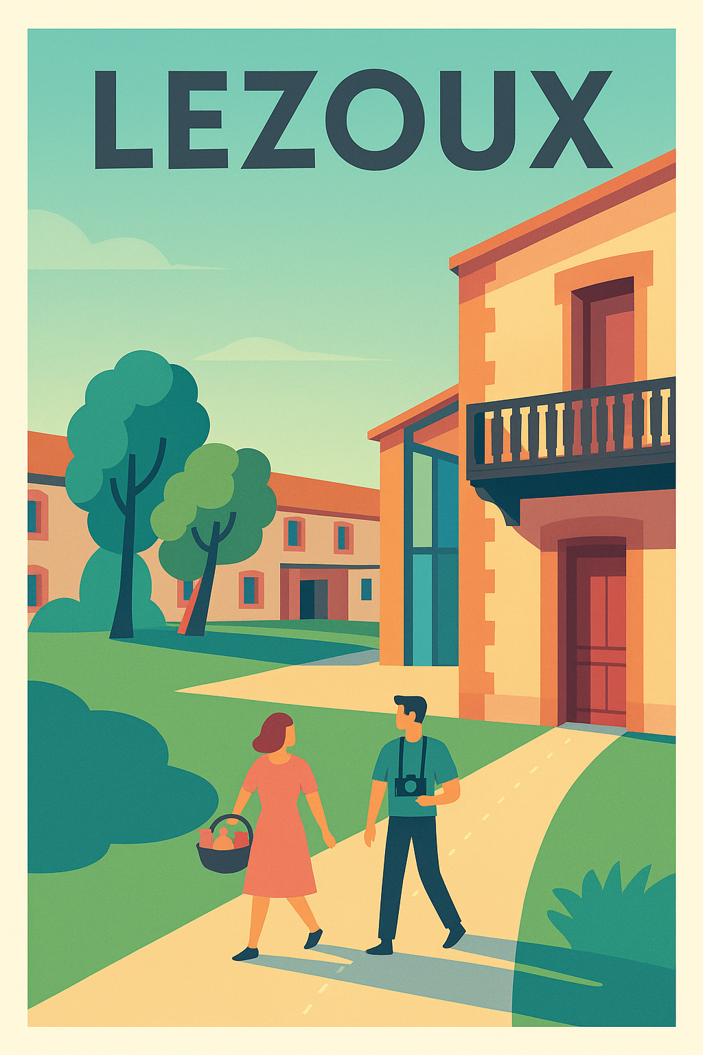 Affiche de Lezoux - Une balade paisible au cœur de la ville