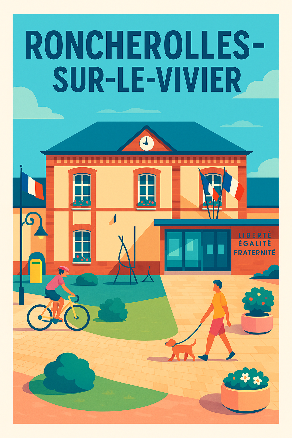 Affiche de Roncherolles-sur-le-Vivier - Charme et sérénité à la mairie