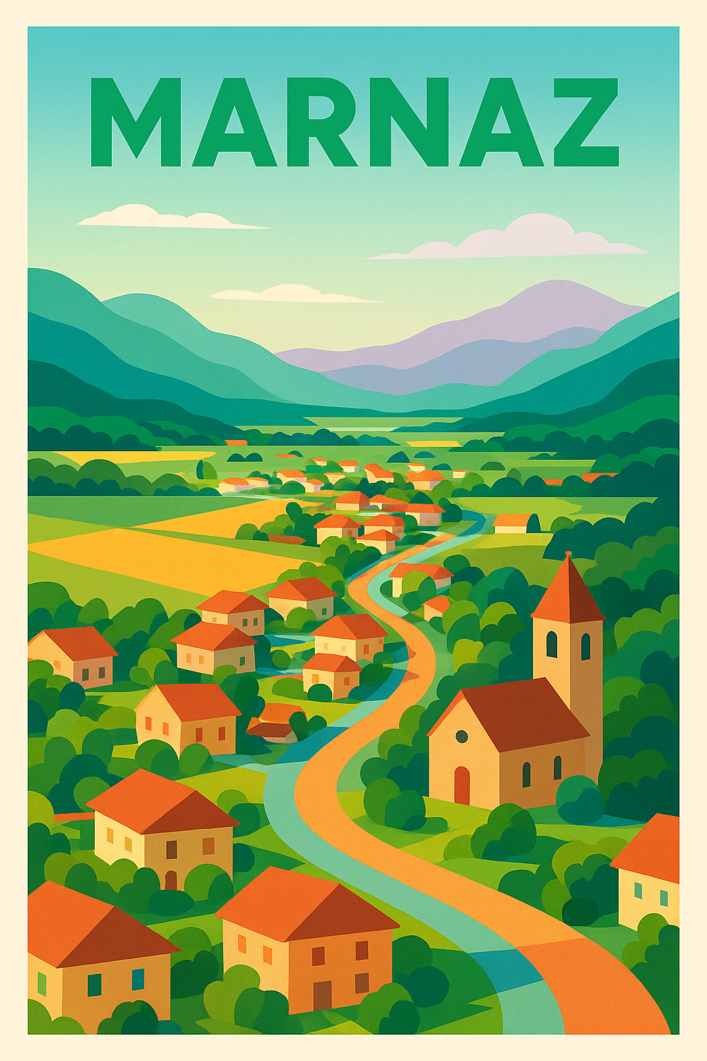 Affiche de Marnaz - Charme bucolique au cœur de la vallée