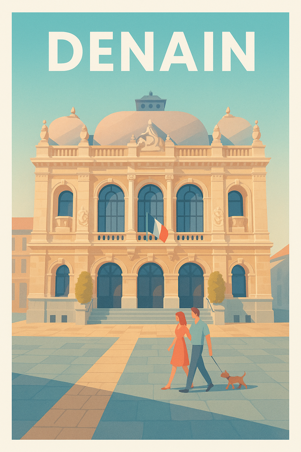 Affiche de Denain - Élégance et patrimoine au cœur de la ville