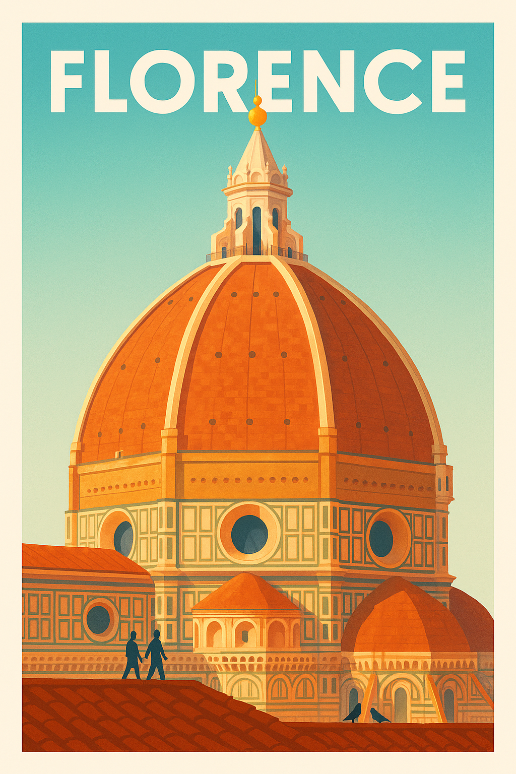 Affiche de Florence - L'emblématique coupole de la Renaissance