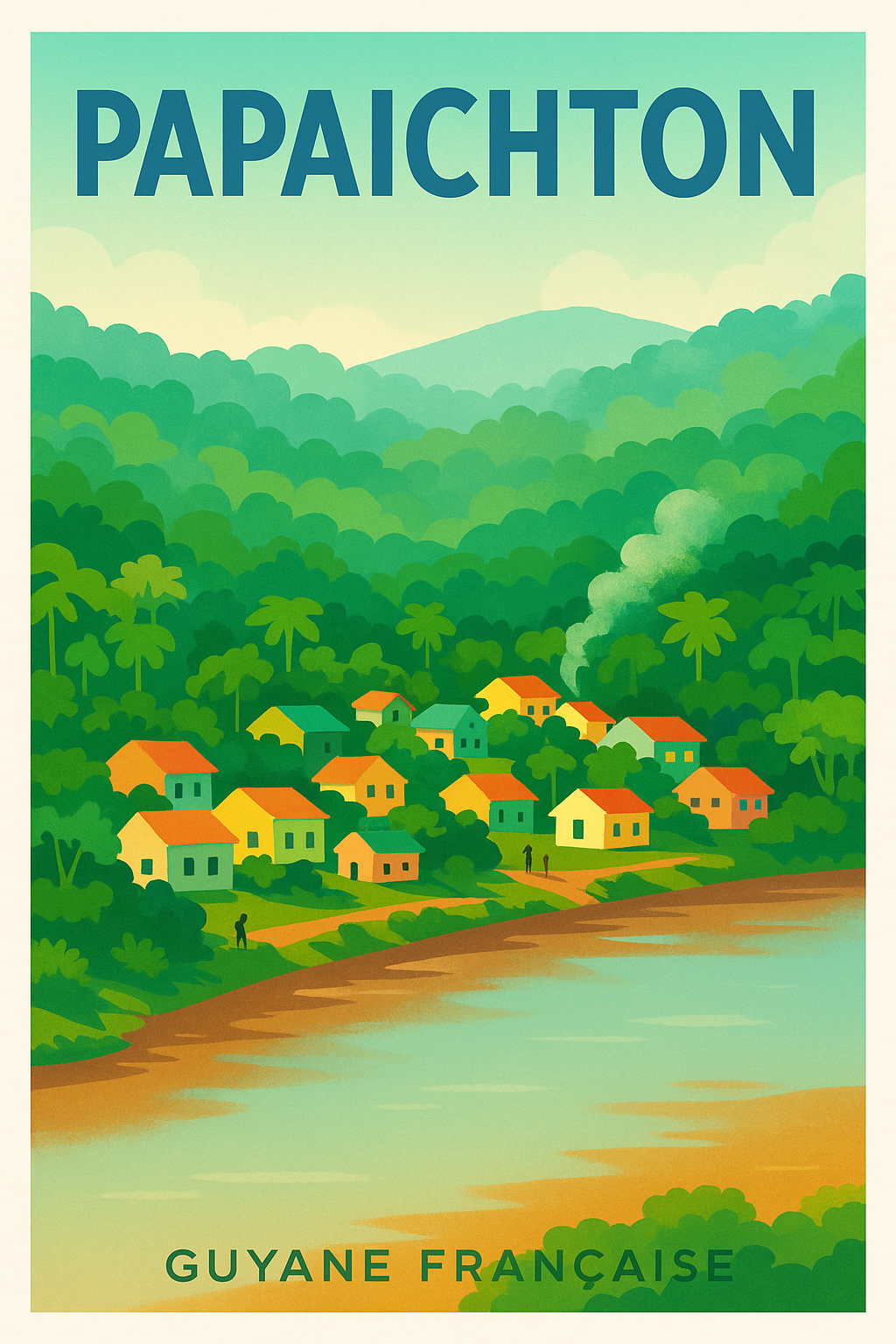 Affiche de Papaichton - Le charme naturel de la Guyane Française