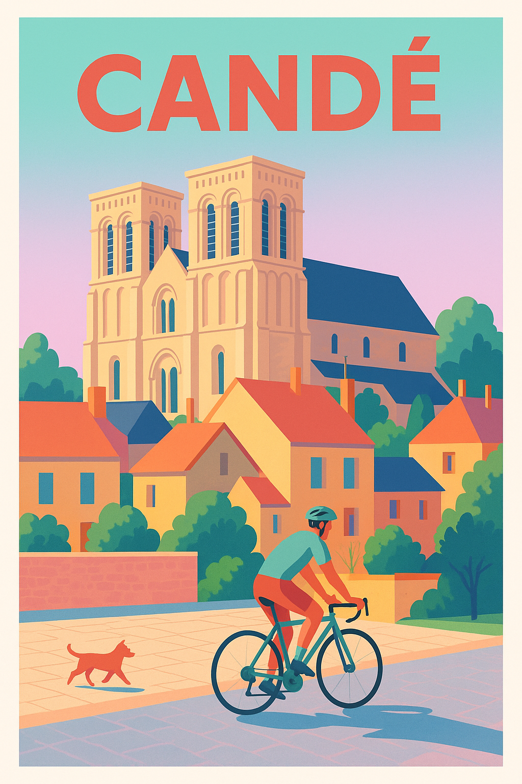 Affiche de Candé - Balade tranquille au cœur du village