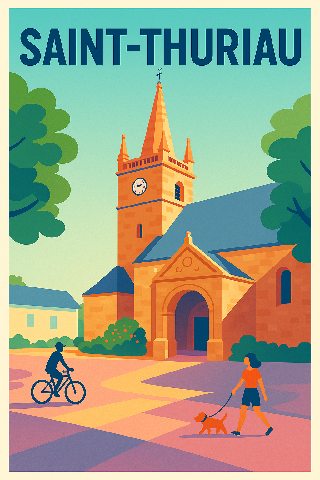 Affiche de Saint-Thuriau - Charme paisible et authenticité bretonne