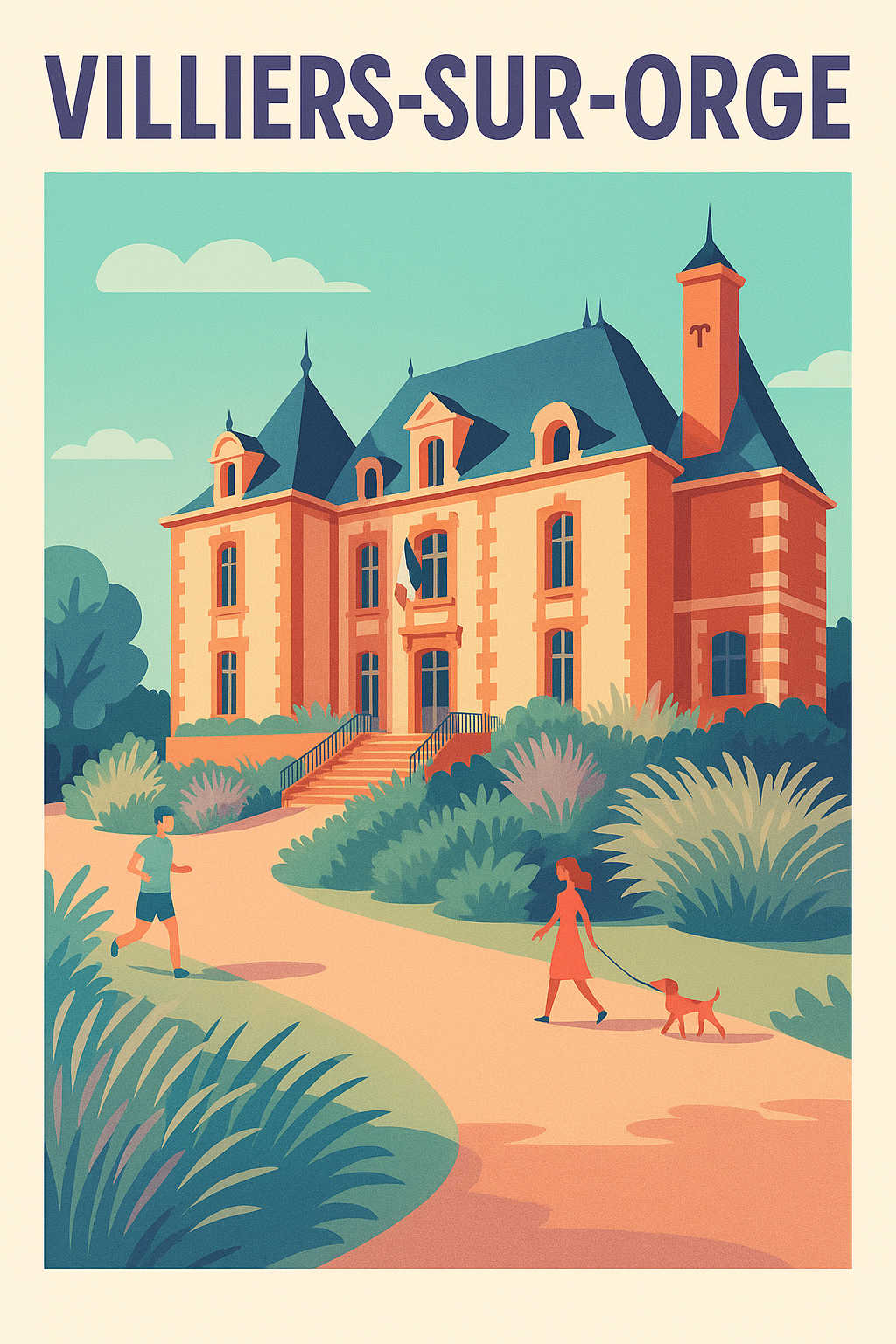 Affiche de Villiers-sur-Orge - Élégance et sérénité au cœur de la nature