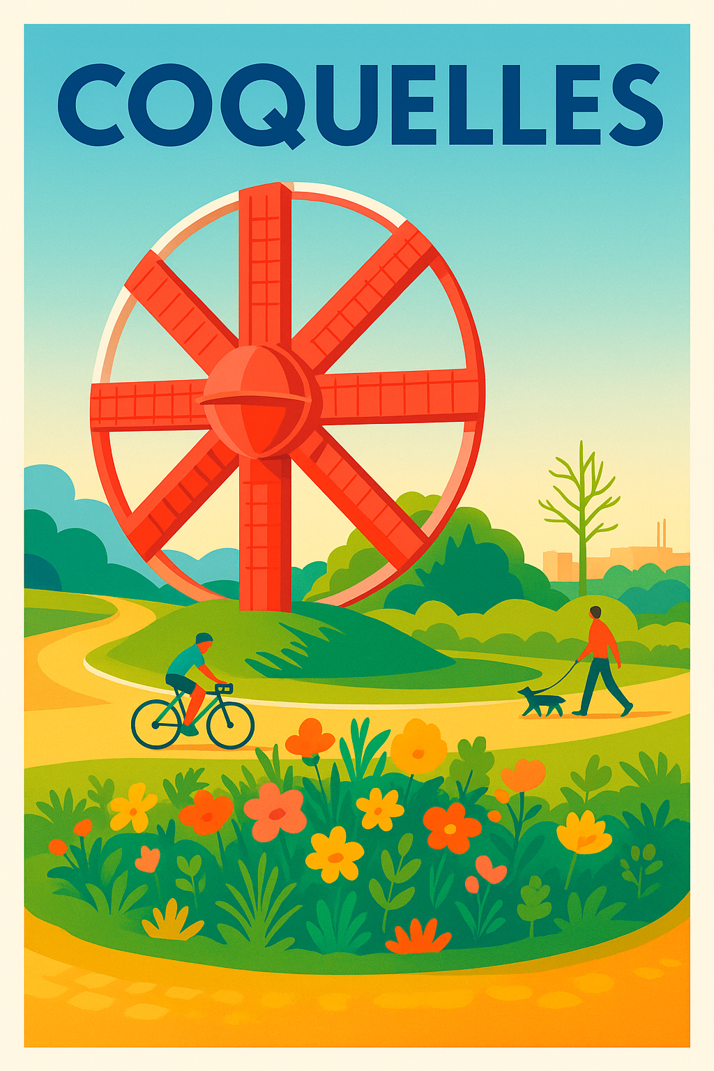 Affiche de Coquelles - L'Esprit Nature et Dynamisme
