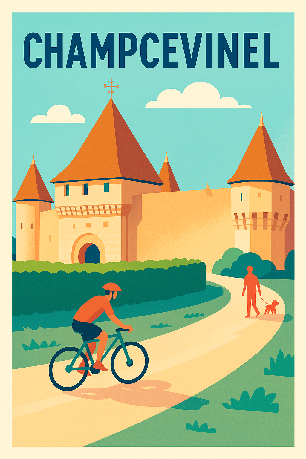 Affiche de Champcevinel - Entre nature et patrimoine