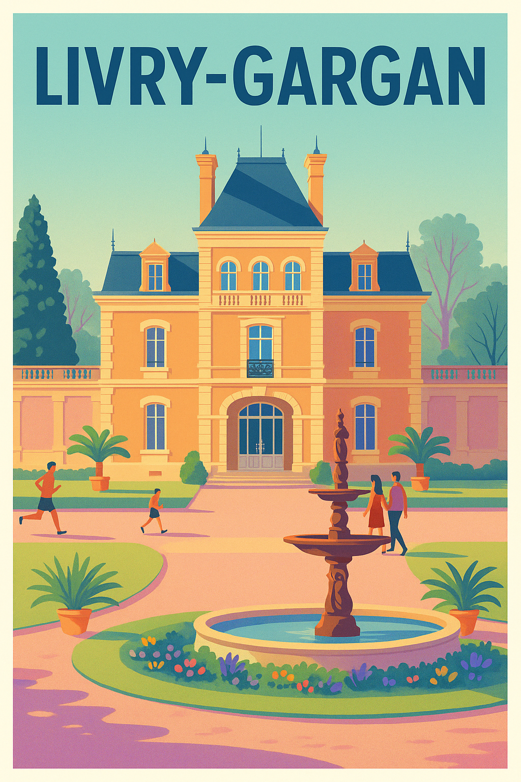 Affiche de Livry-Gargan - Charme et sérénité au parc du château