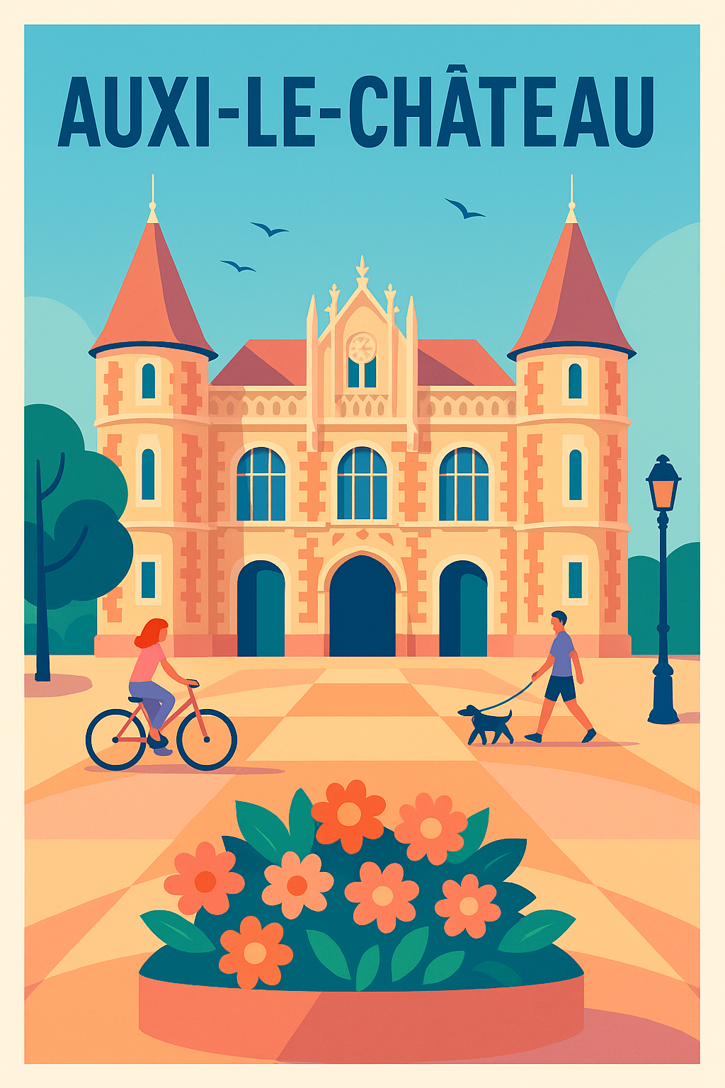 Affiche de Auxi-le-Château - Charme et élégance historique