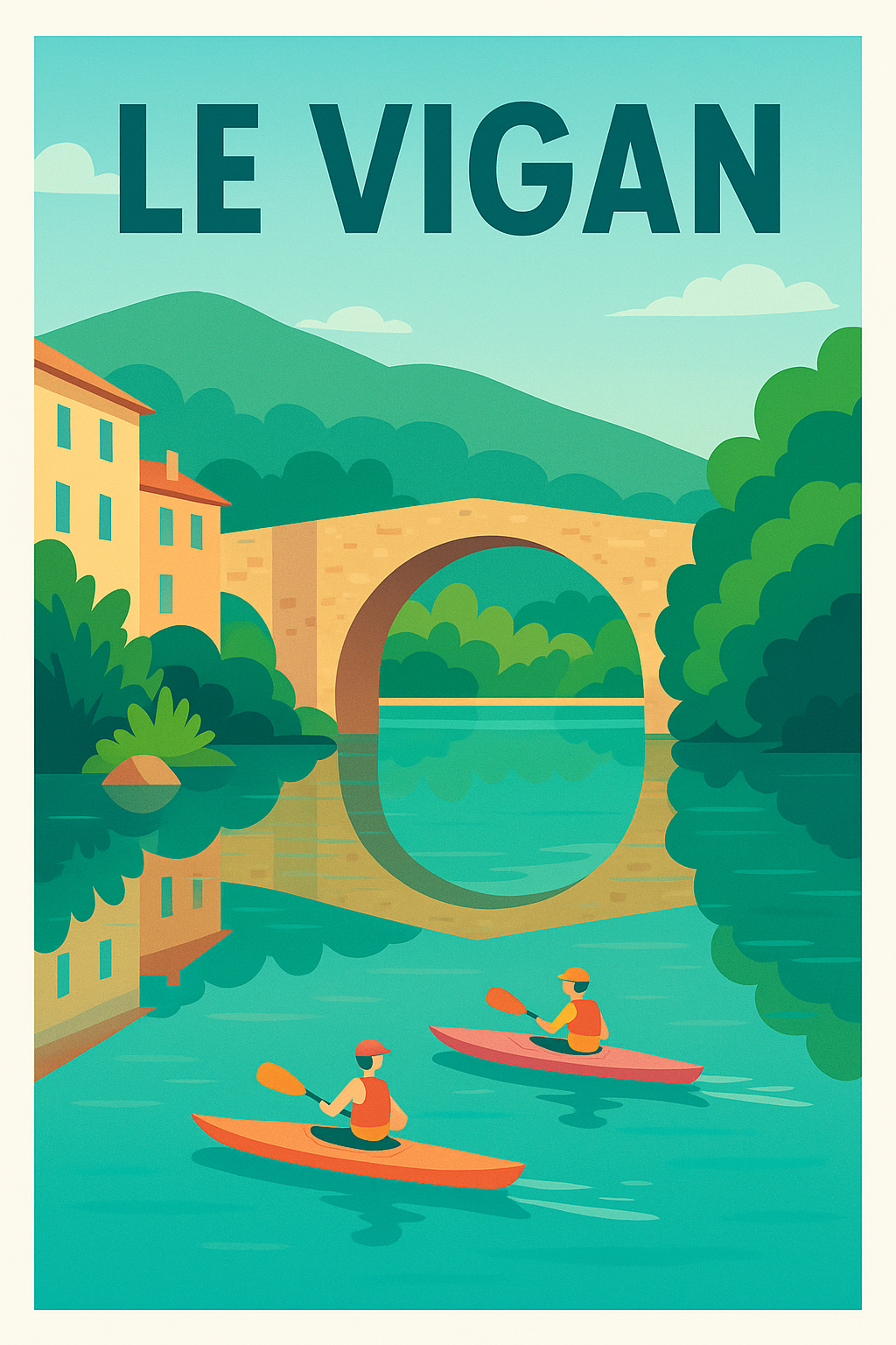 Affiche de Le Vigan - Évasion et nature au cœur du patrimoine