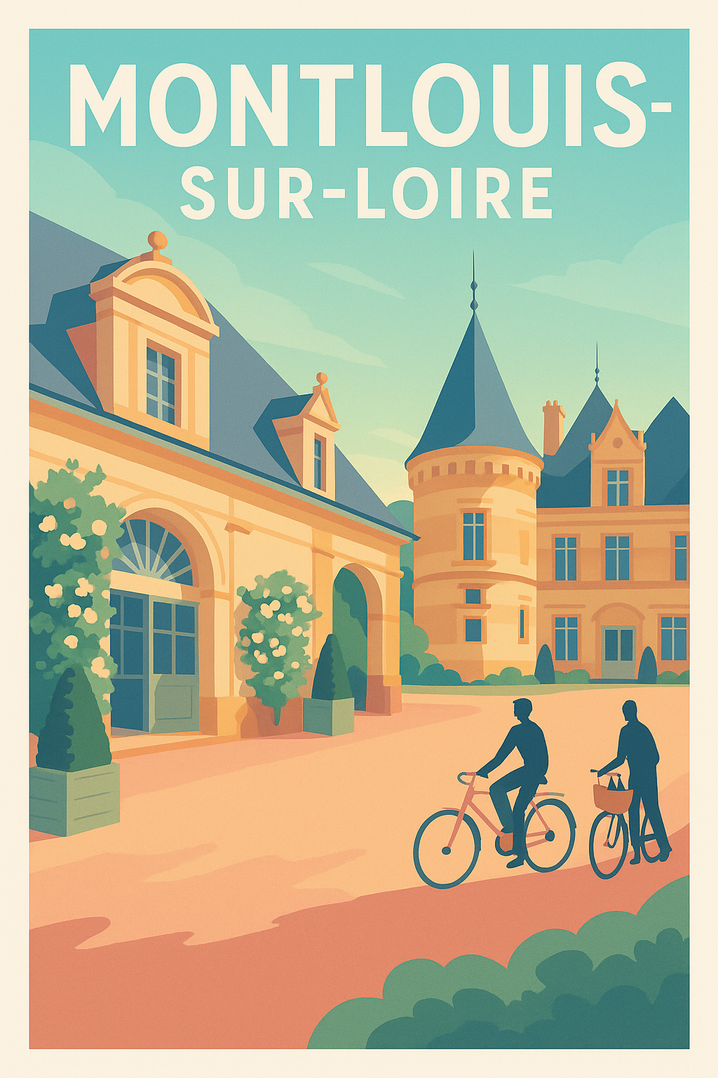 Affiche de Montlouis-sur-Loire - L'élégance d'une étape ligérienne