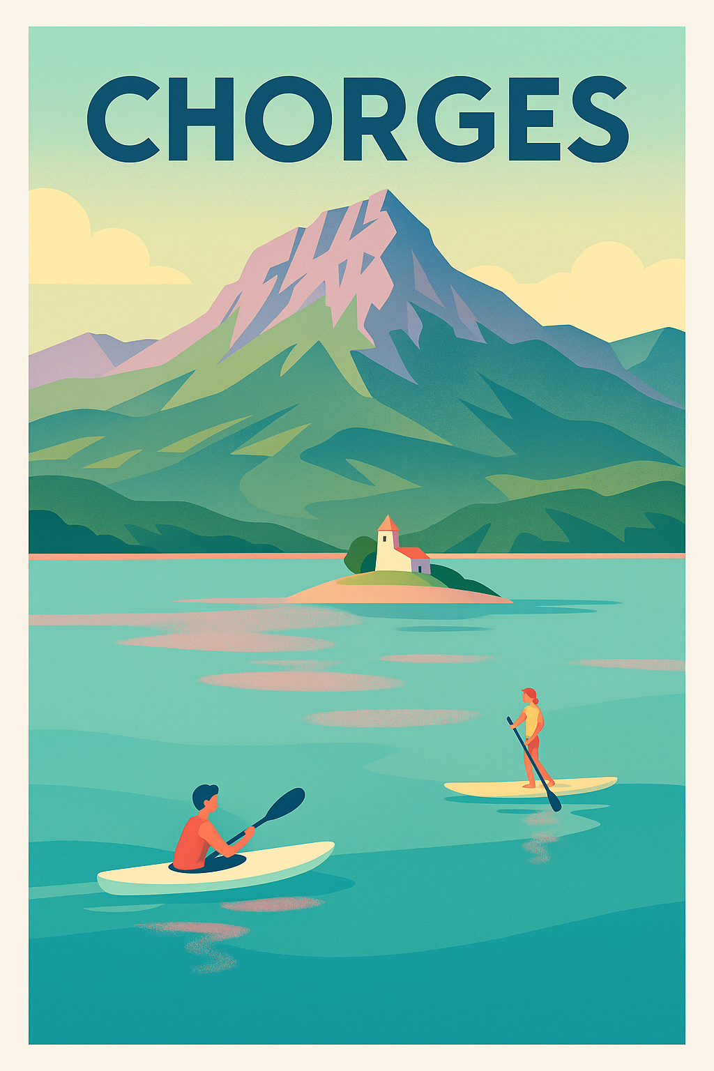 Affiche de Chorges - Évasion et sérénité au cœur des Alpes