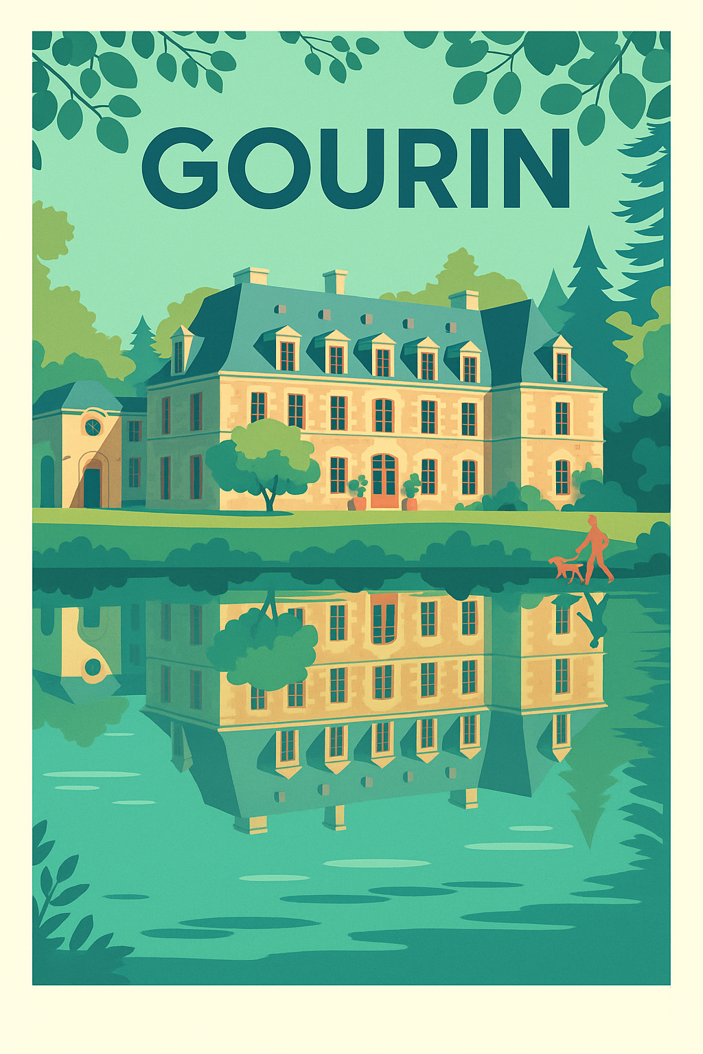 Affiche de Gourin - Charme et sérénité au fil de l'eau
