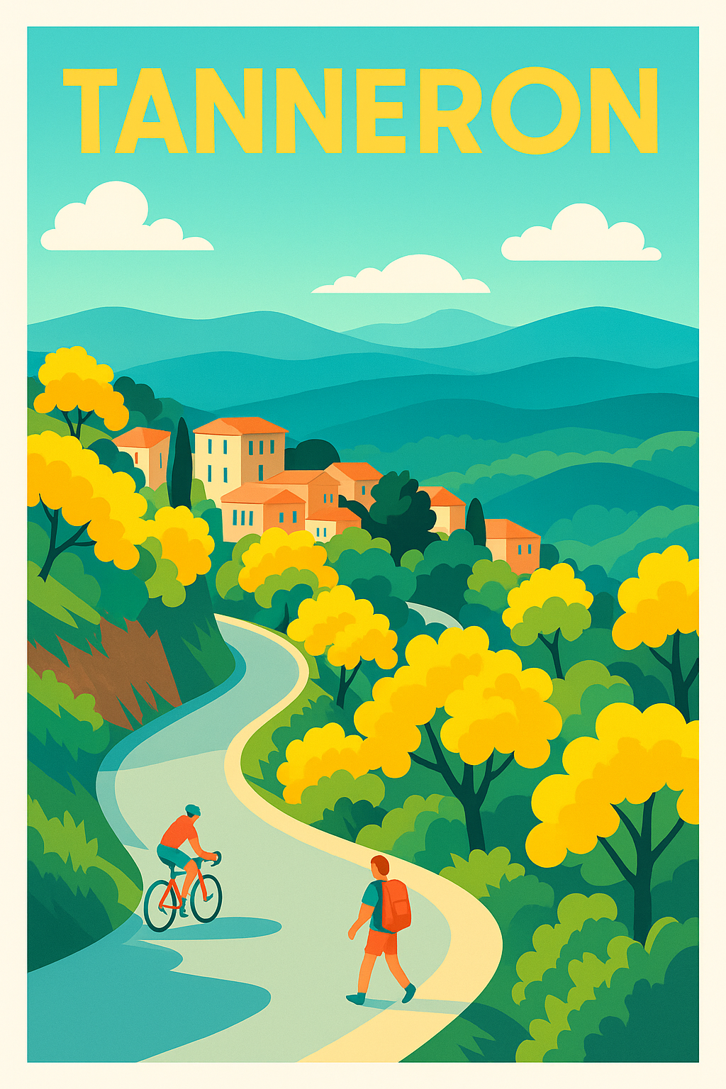 Affiche de Tanneron - Évasion nature entre collines et sentiers