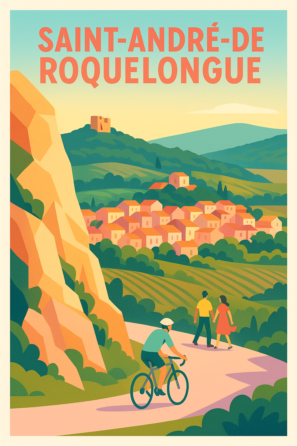 Affiche de Saint-André-de-Roquelongue - Évasion nature et charme du Sud