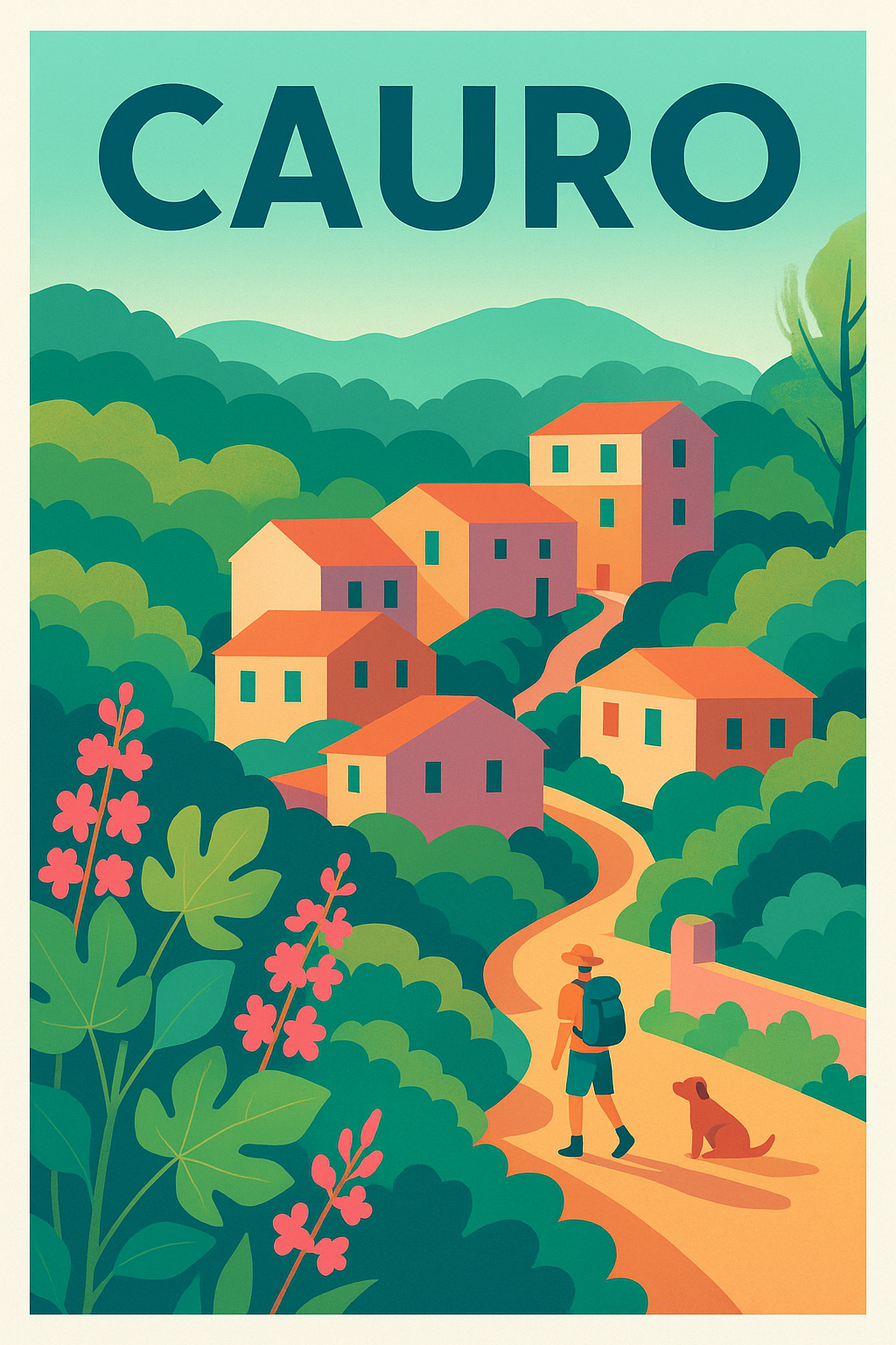 Affiche de Cauro - Escapade bucolique en pleine nature