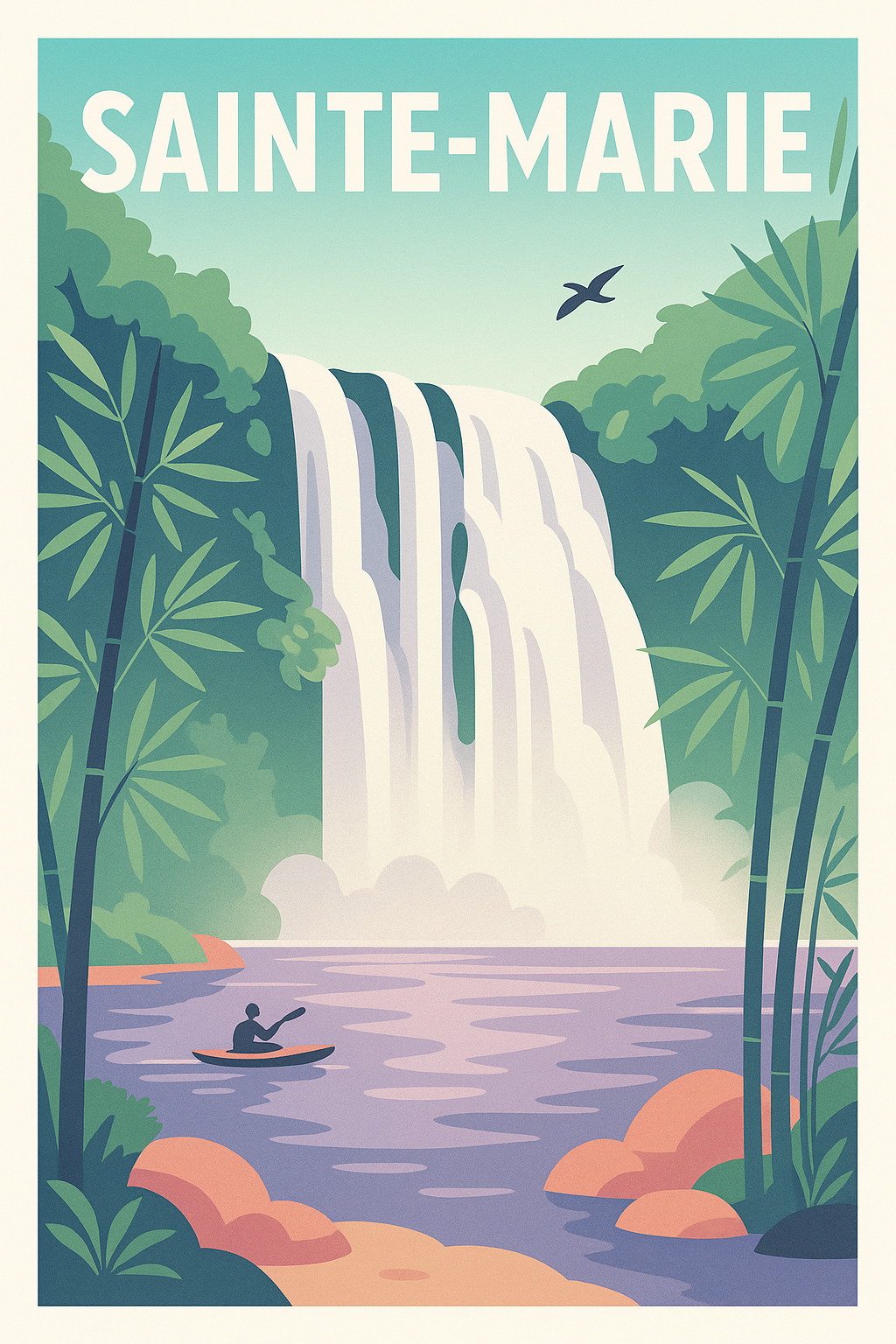 Affiche de Sainte-Marie - Évasion au cœur de la nature tropicale