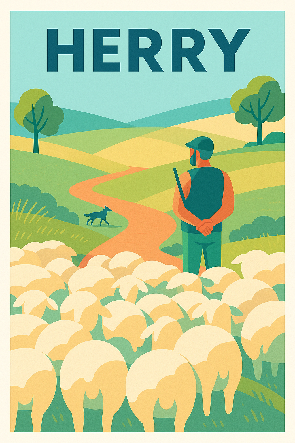 Affiche de Herry - Poésie pastorale au cœur de la campagne