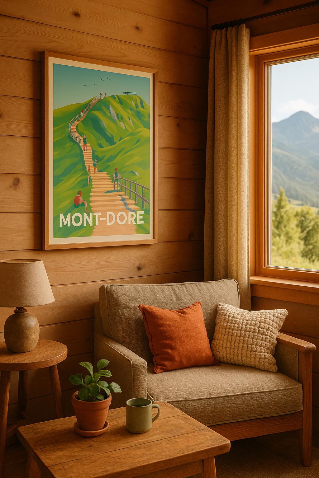 Affiche Mont-Dore — Escapade Nature et Randonnée · poster d'art de Mont-Dore