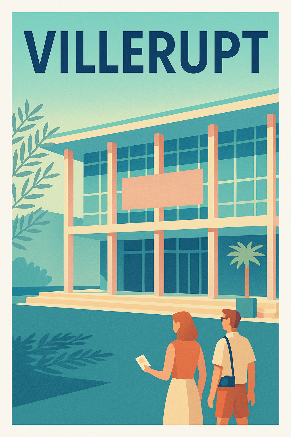 Affiche de Villerupt - Invitation à la découverte architecturale