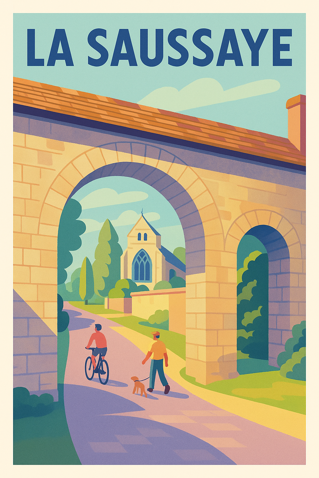Affiche de La Saussaye - Découverte pittoresque au détour de l'arcade