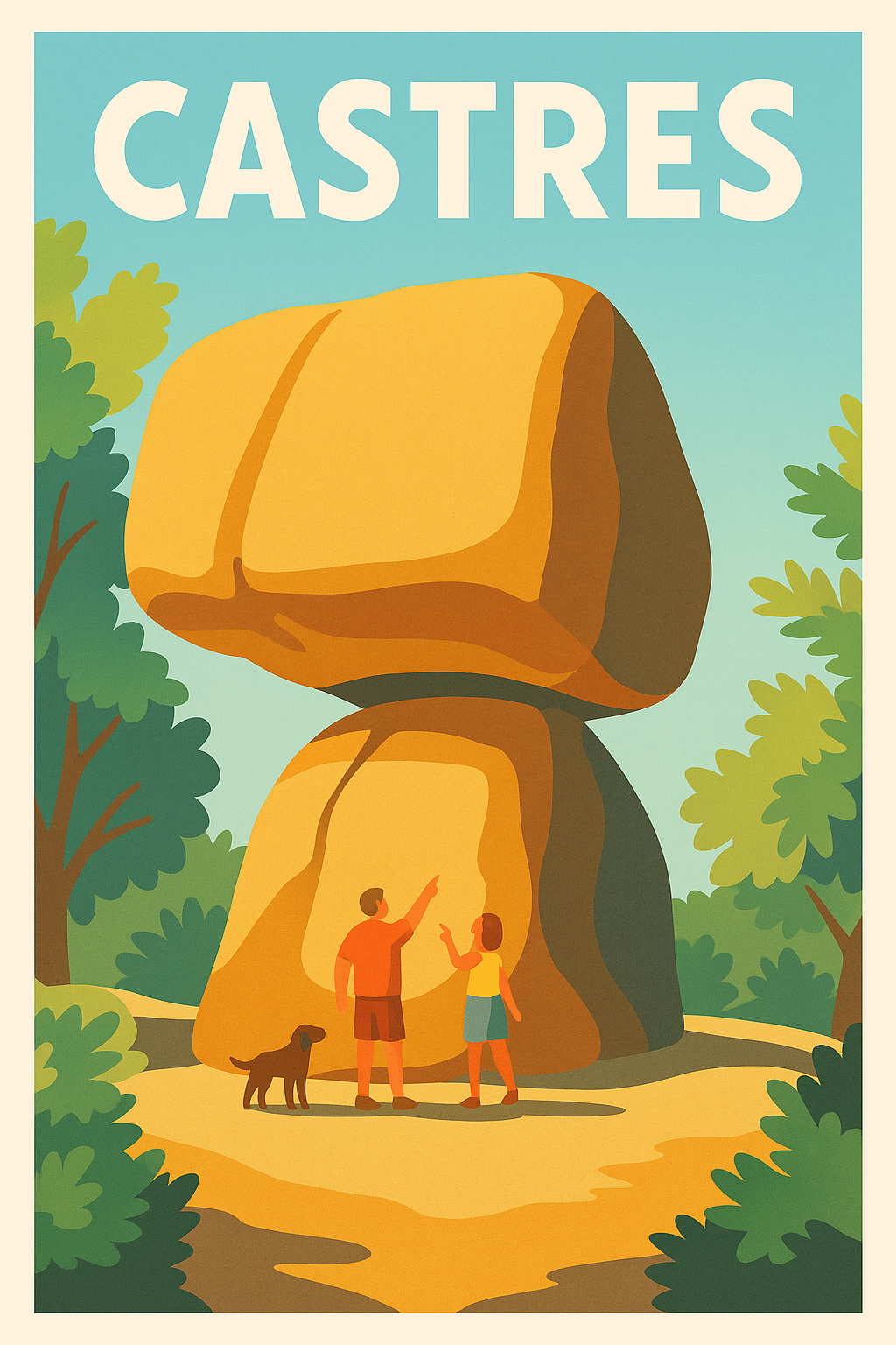 Affiche de Castres - Merveilles naturelles et découvertes