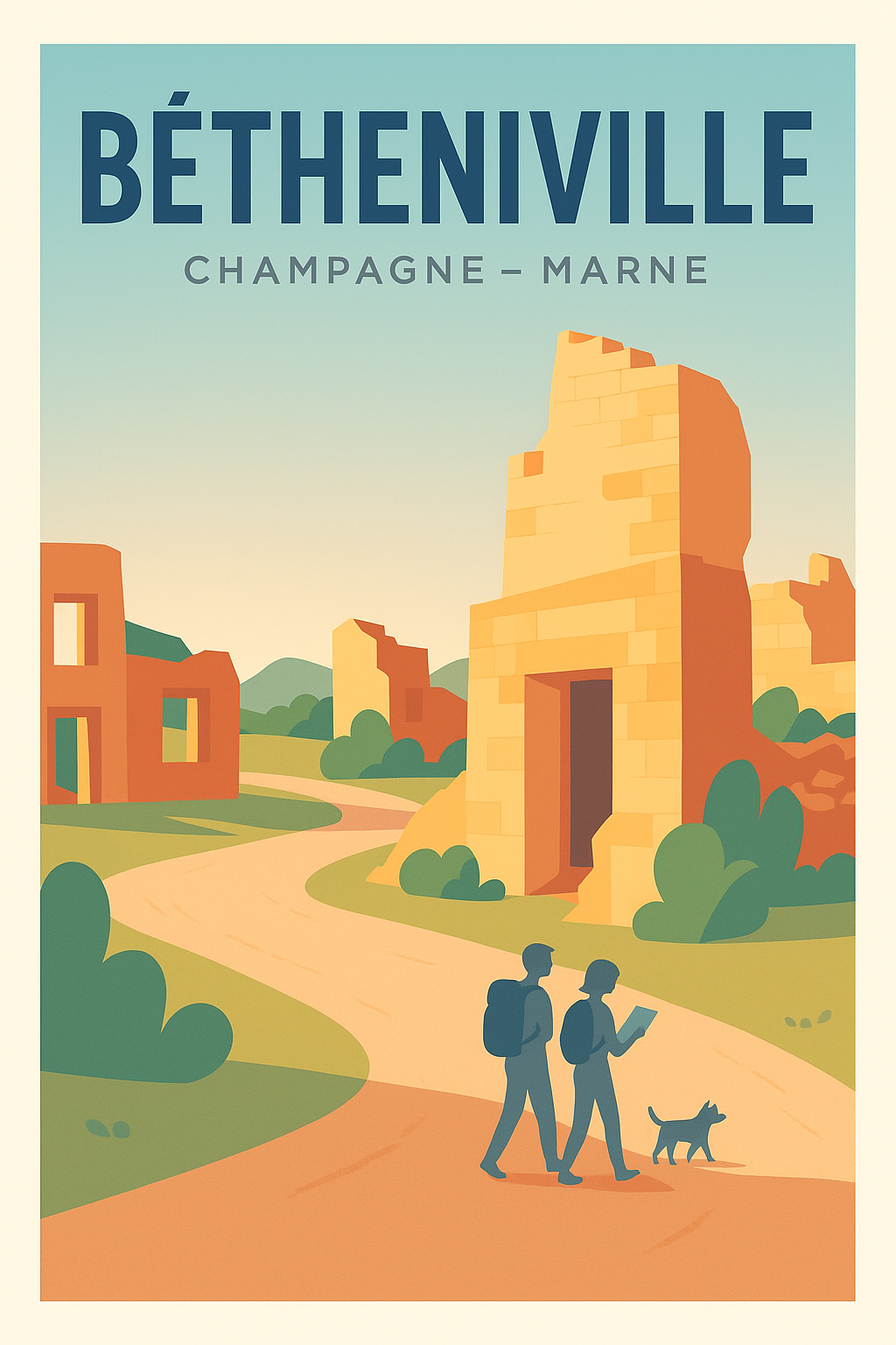 Affiche de Bétheniville - Découvrez l'authenticité champenoise