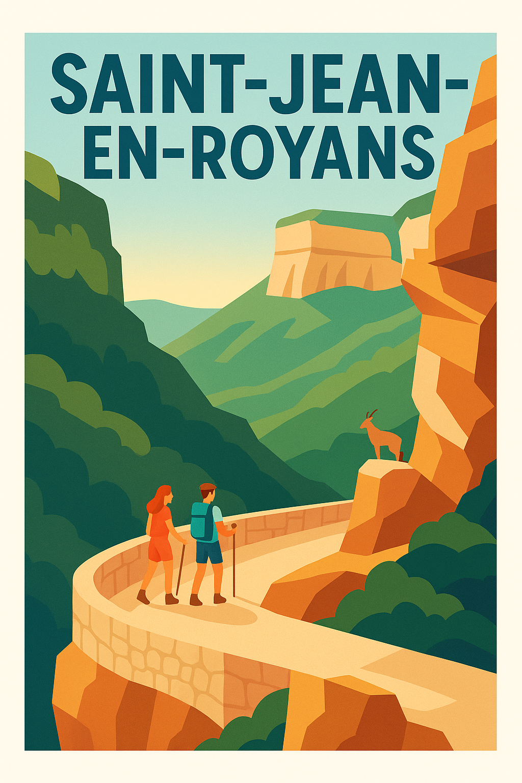 Affiche de Saint-Jean-en-Royans - Évasion en pleine nature