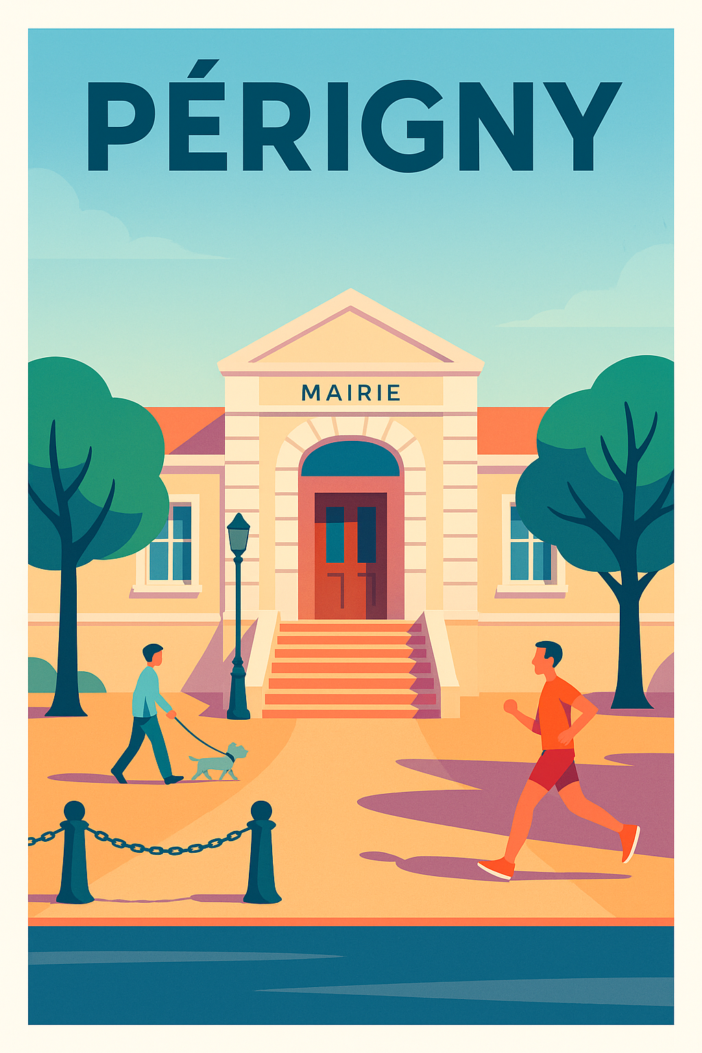 Affiche de Périgny - Charme et vie locale au cœur de la mairie