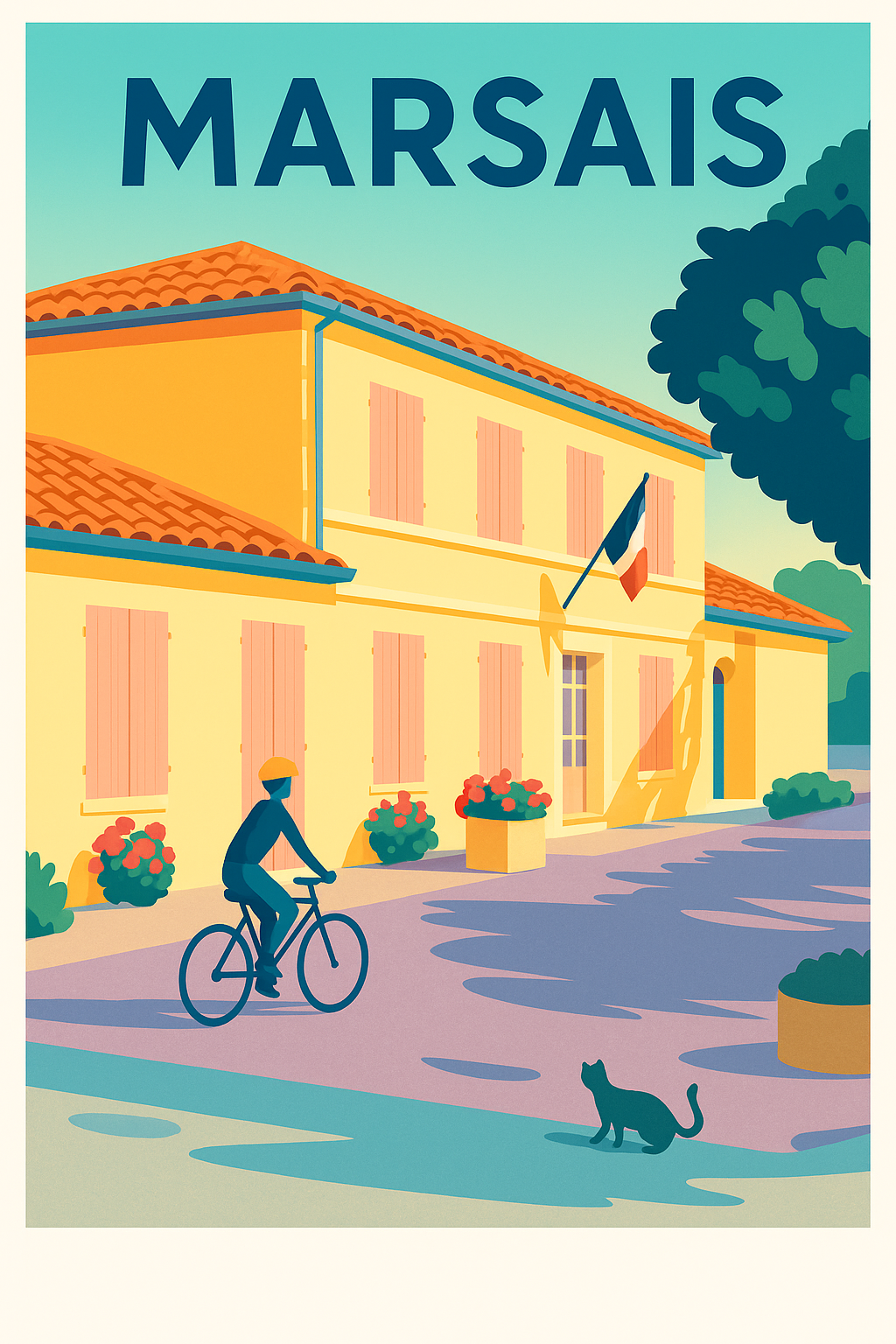 Affiche de Marsais - Charme paisible au cœur du village