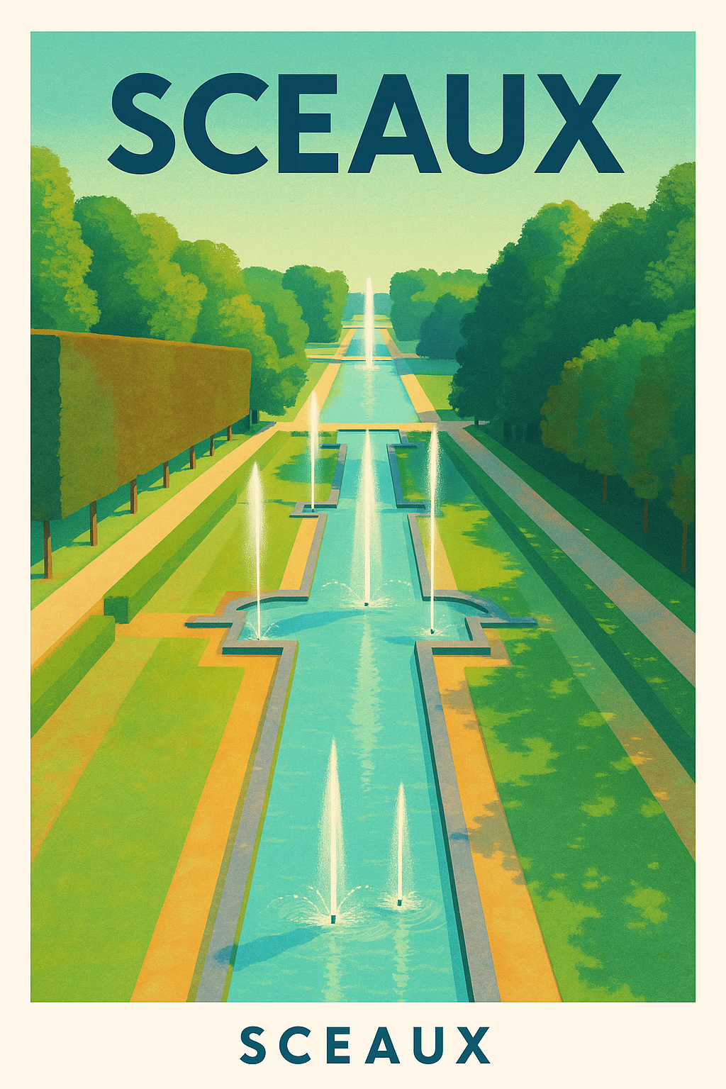 Affiche de Sceaux - Élégance et sérénité au parc du Domaine
