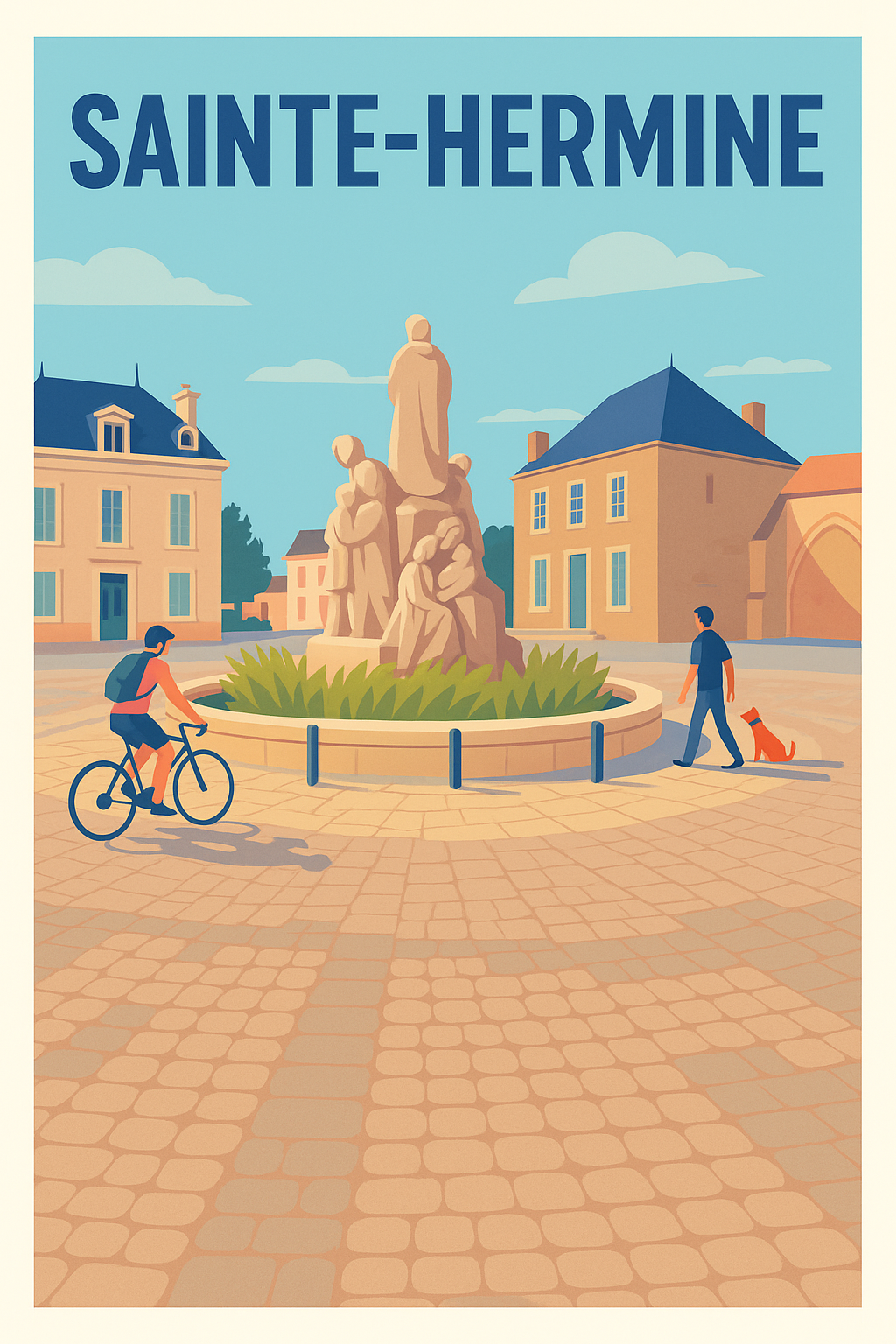 Affiche de Sainte-Hermine - Charme et sérénité au cœur de la ville